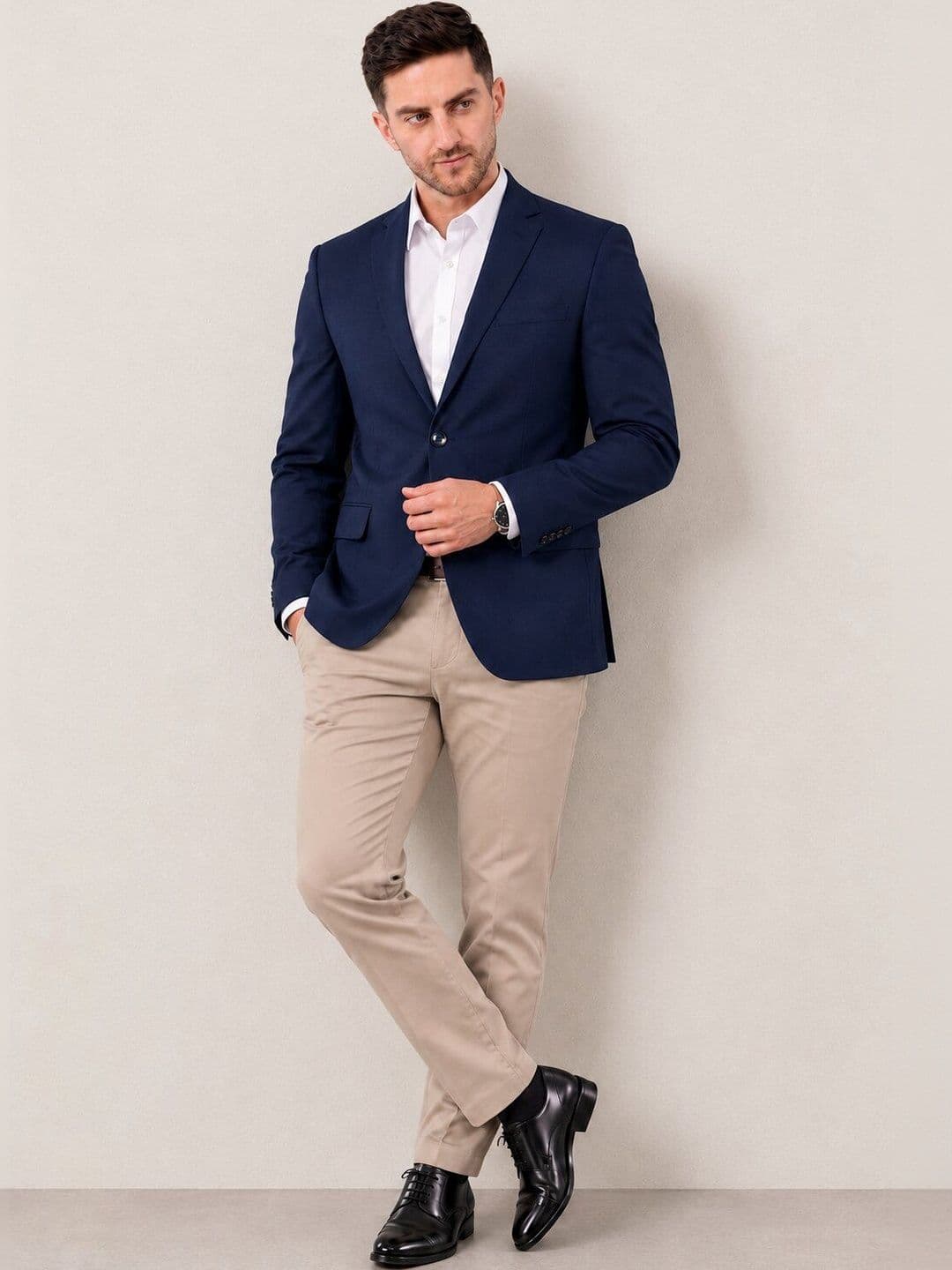 Integration Single-Breasted Slim Fit Formal Blazers - view 1
