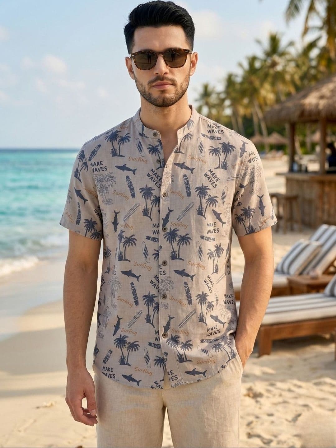 Dincharya Men Standard Printed Casual Shirt - view 1
