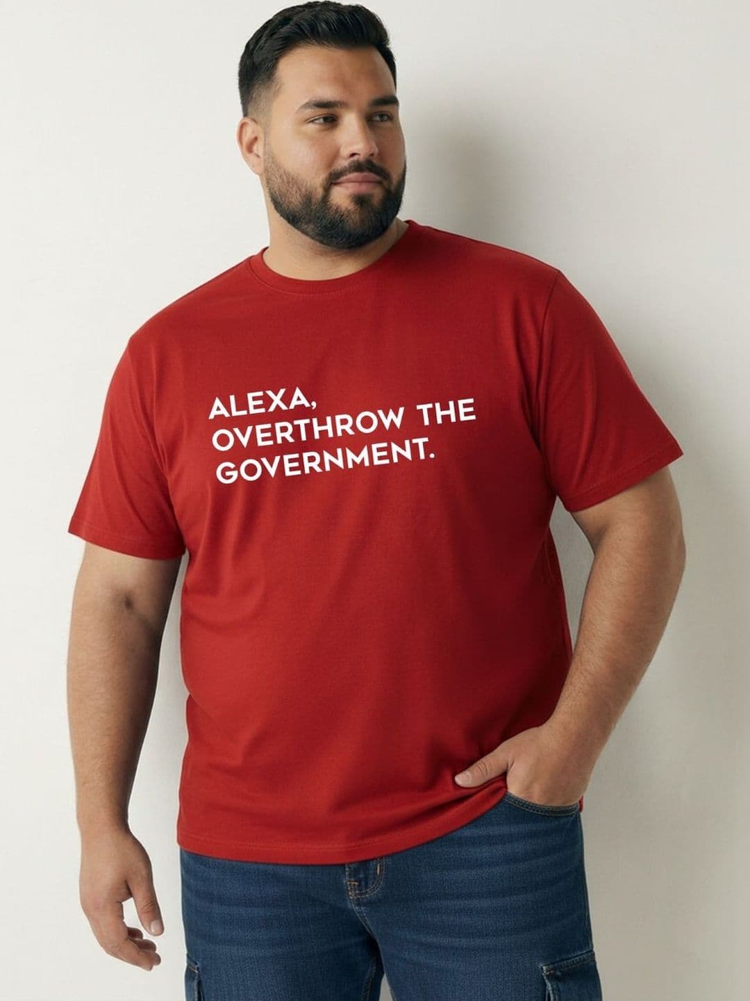 Toodle Plus Plus Size Men Typography Printed T-shirt - view 1