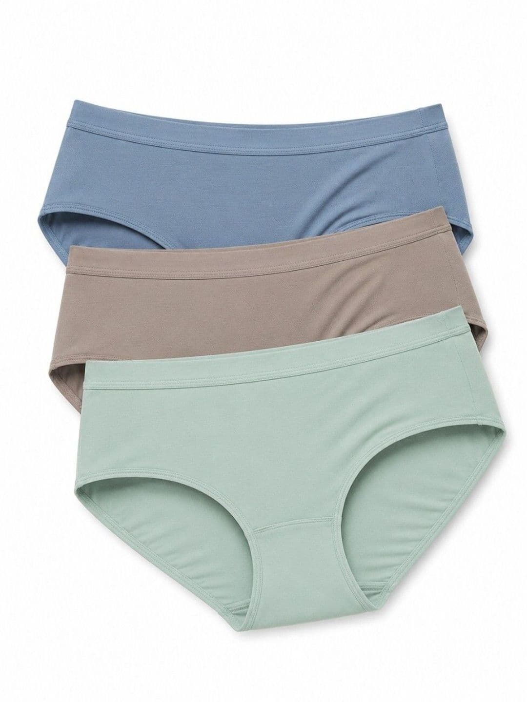 HERE&NOW Women Pack of 3 Assorted Cotton Bikini - view 1