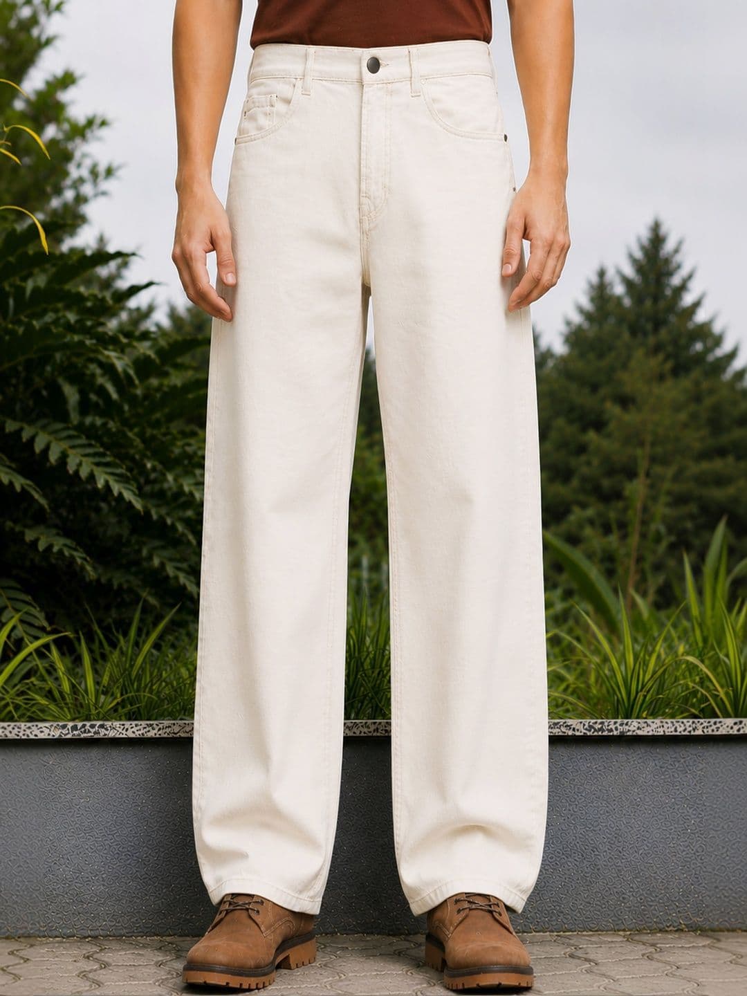 W.T.F - Witnessing True Fashion Men Comfort Straight Fit Mid-Rise Jeans - view 1