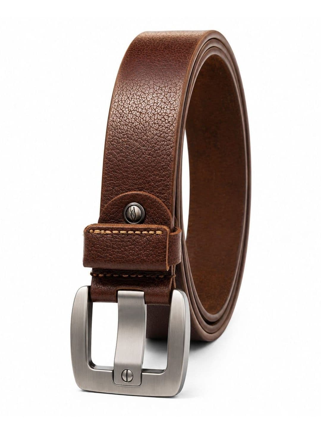 FALVIAN Men Textured Leather Belt - view 1