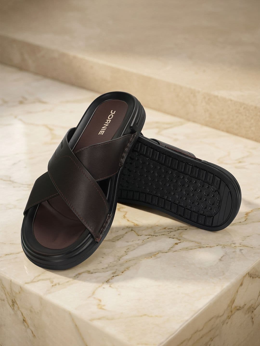 JORNIE Men Leather Sandals - view 1