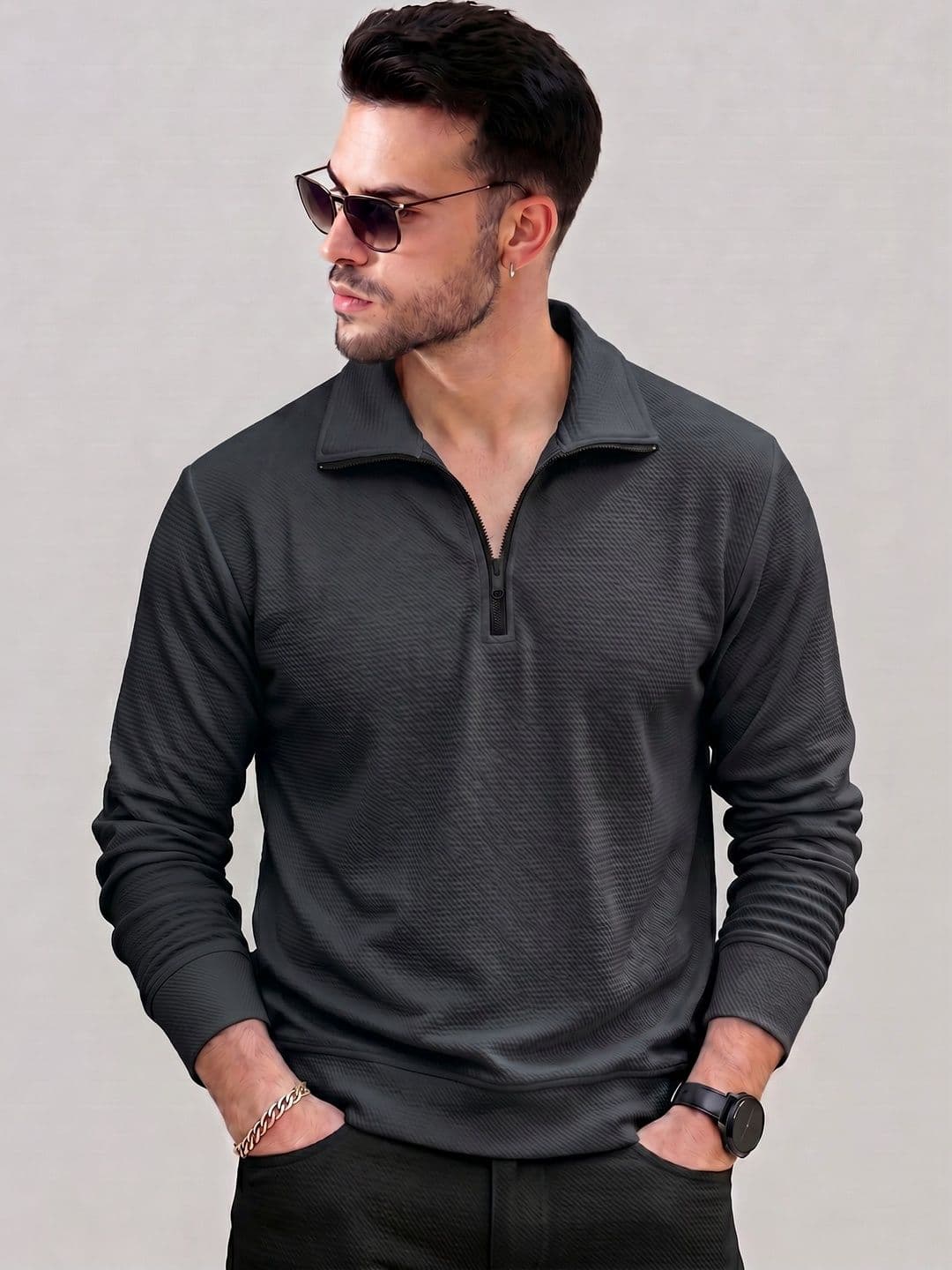 Mast & Harbour Men Polo Collar T-shirt - view 1