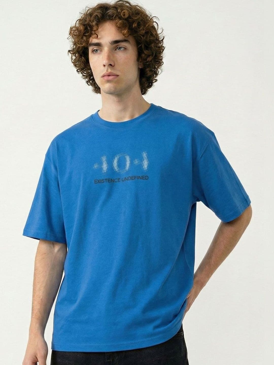 glitchez Men Typography Printed T-shirt - view 1