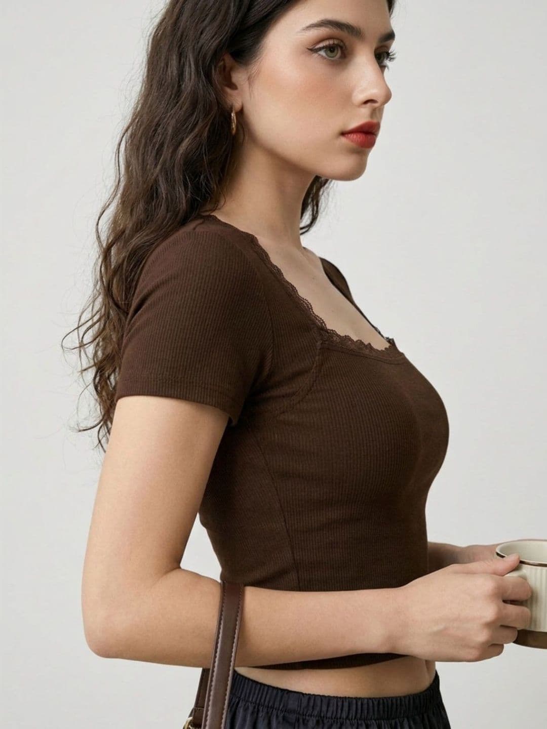 SZN Ruffles Crop Top - view 1