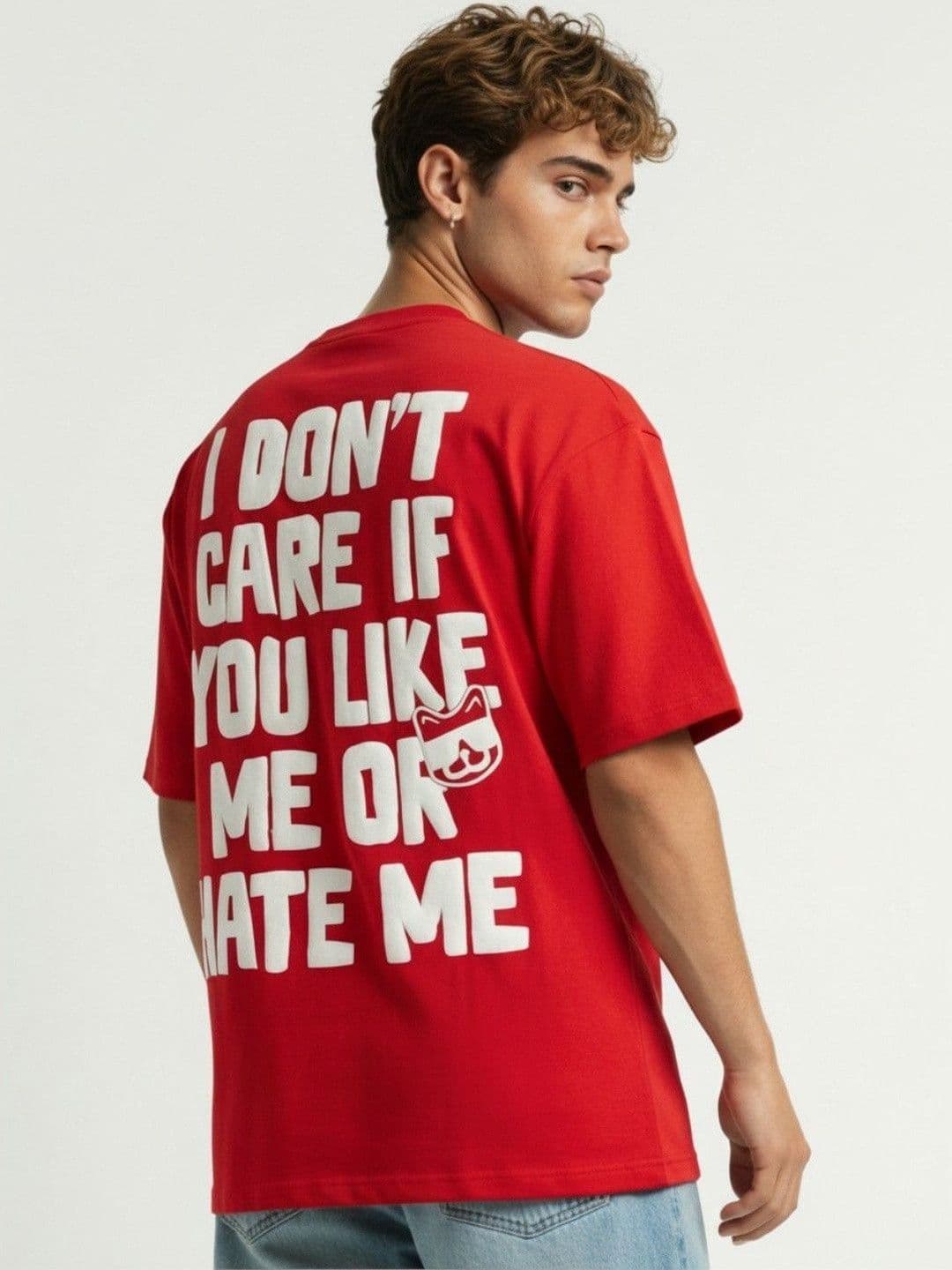 glitchez Men Typography Printed T-shirt - view 1