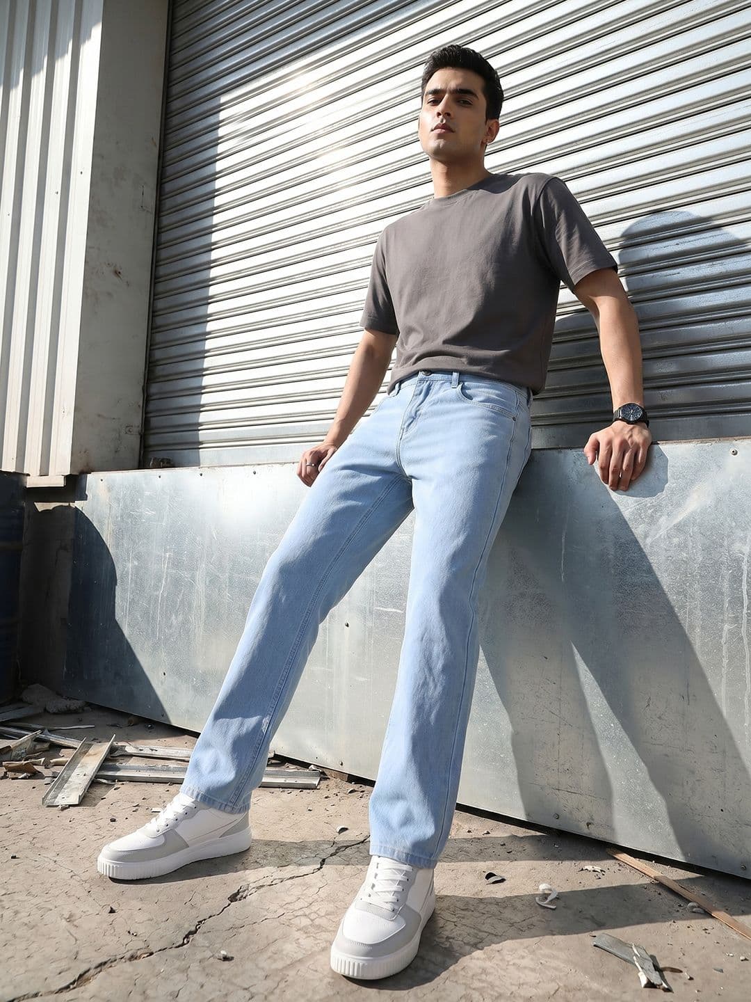 The Roadster Life Co. Men Regular Fit Stretchable Jeans - view 1