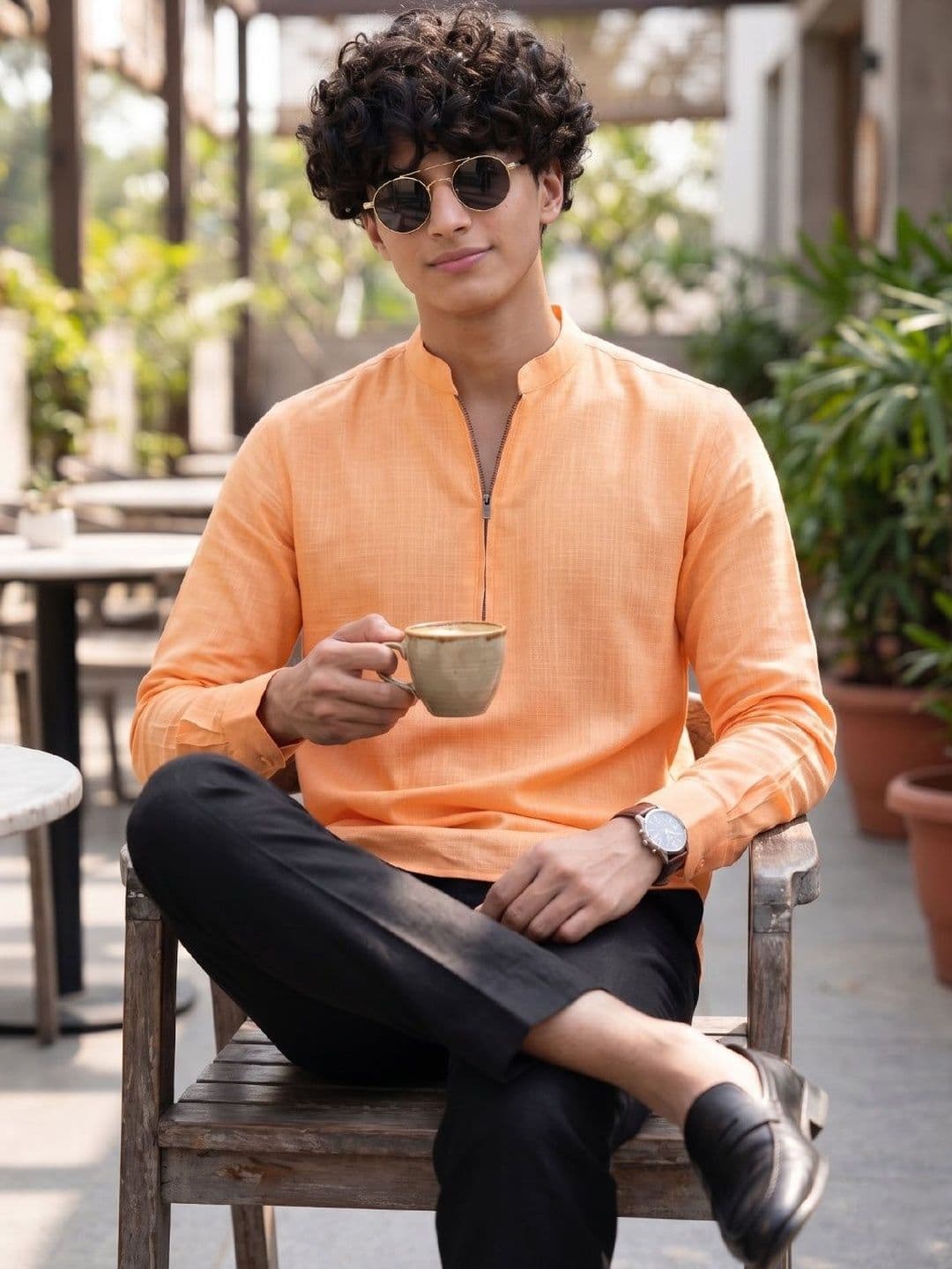 RAY LIGHT Men Kurta - view 1