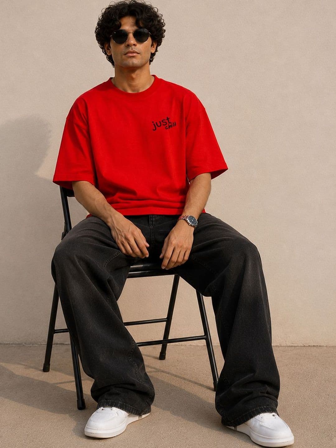 BEOVER Men Graphic Printed Oversized T-shirt - view 1