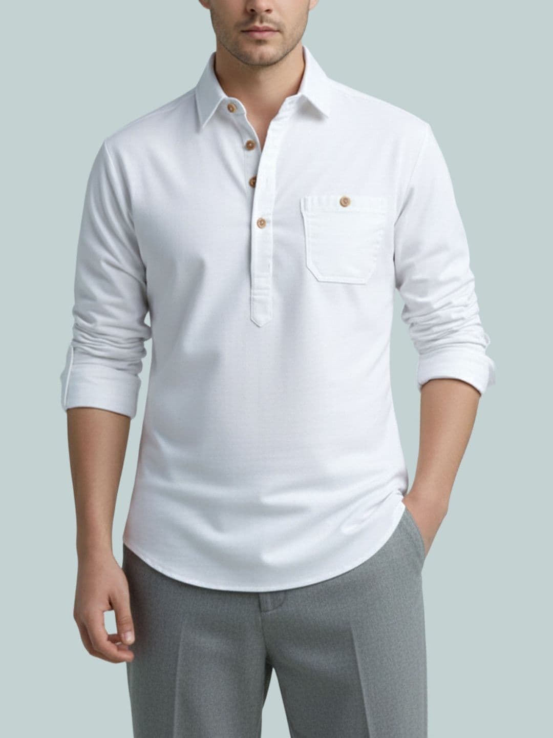 RAY LIGHT Men Kurta - view 1