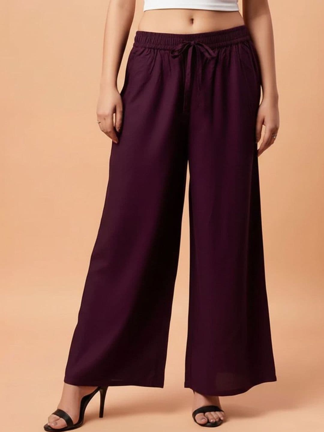Moirai Women Knitted Ethnic Palazzos - view 1