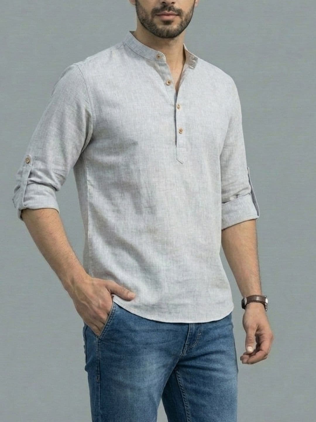 RAY LIGHT Men Kurta - view 1