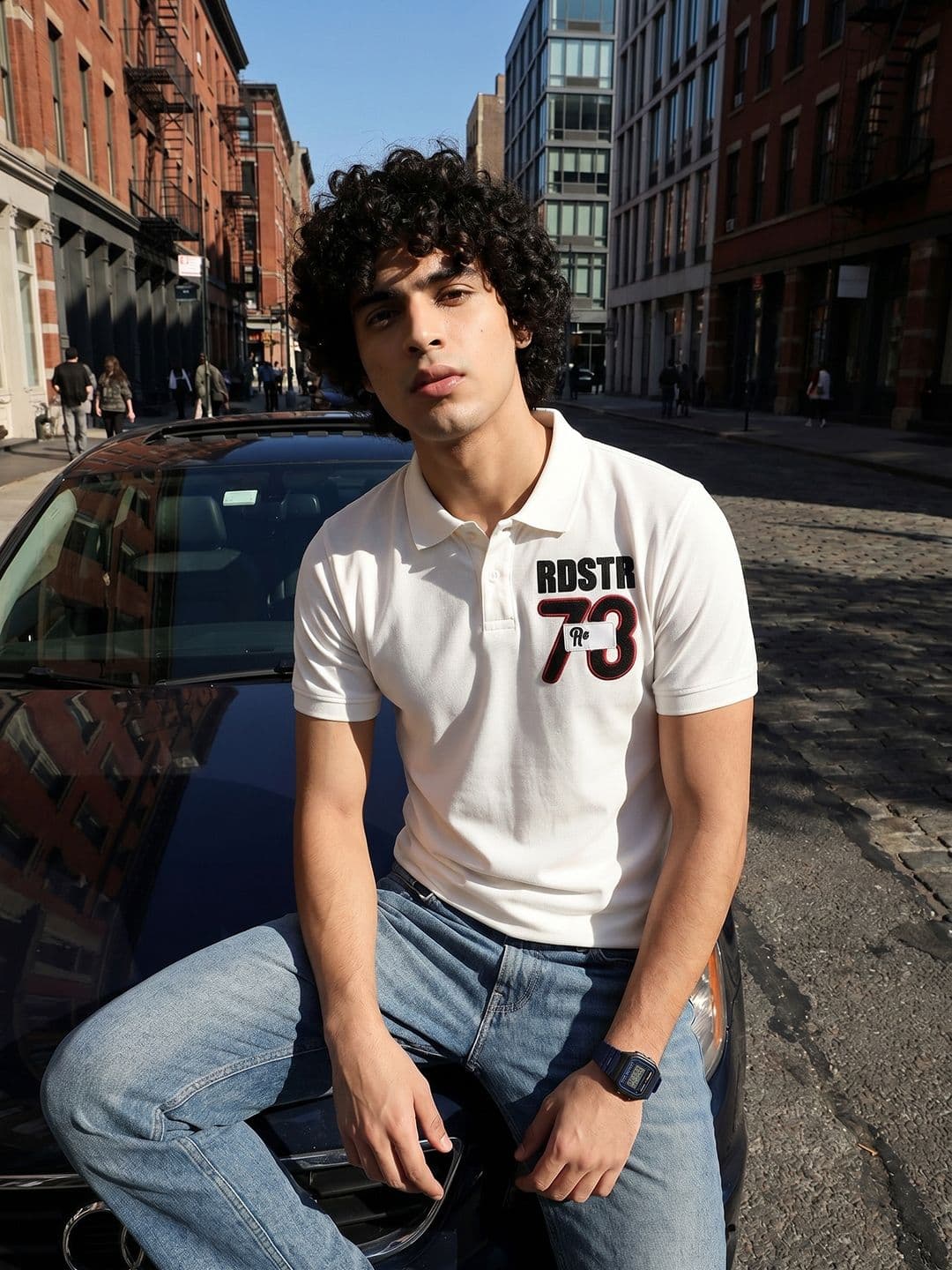 The Roadster Life Co. Polo Collar T-shirt - view 1
