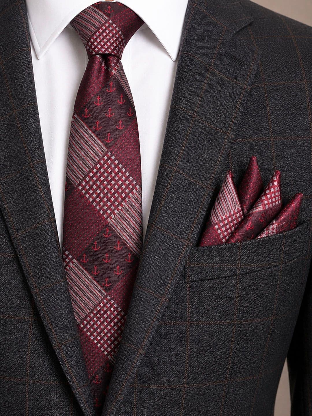 Cazzano Men Checked Skinny Tie - view 1