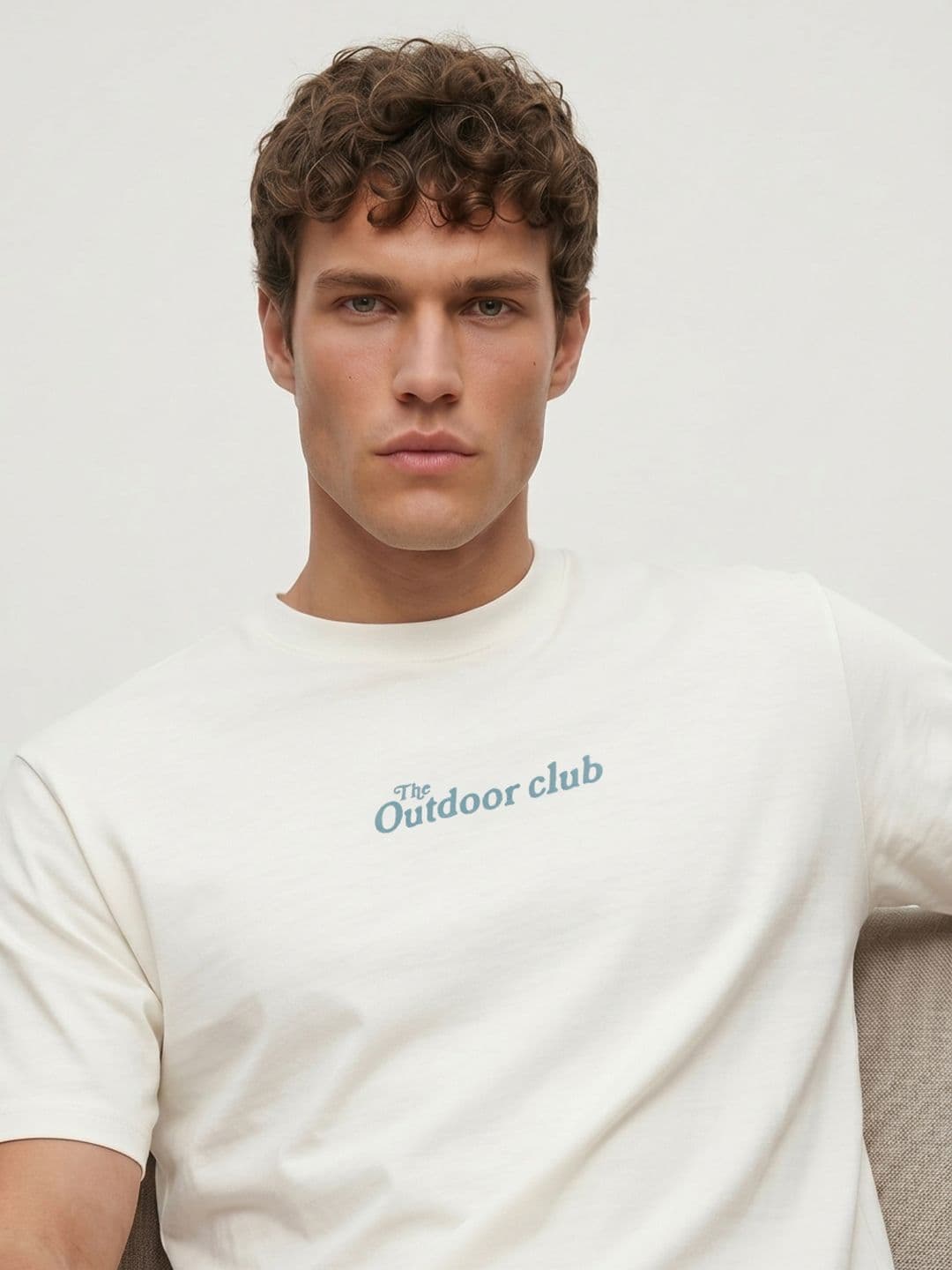 glitchez Men Printed Drop-Shoulder Sleeves Relaxed Fit T-shirt - view 1