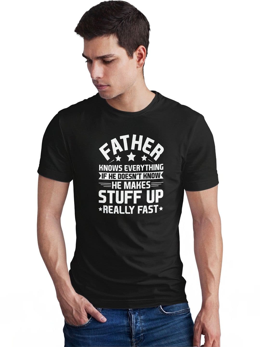 Seekbuylove Men Typography Printed Bio Finish T-shirt - view 1