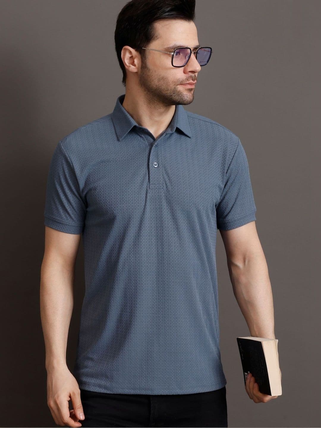HERE&NOW Men Polo Collar T-shirt - view 1