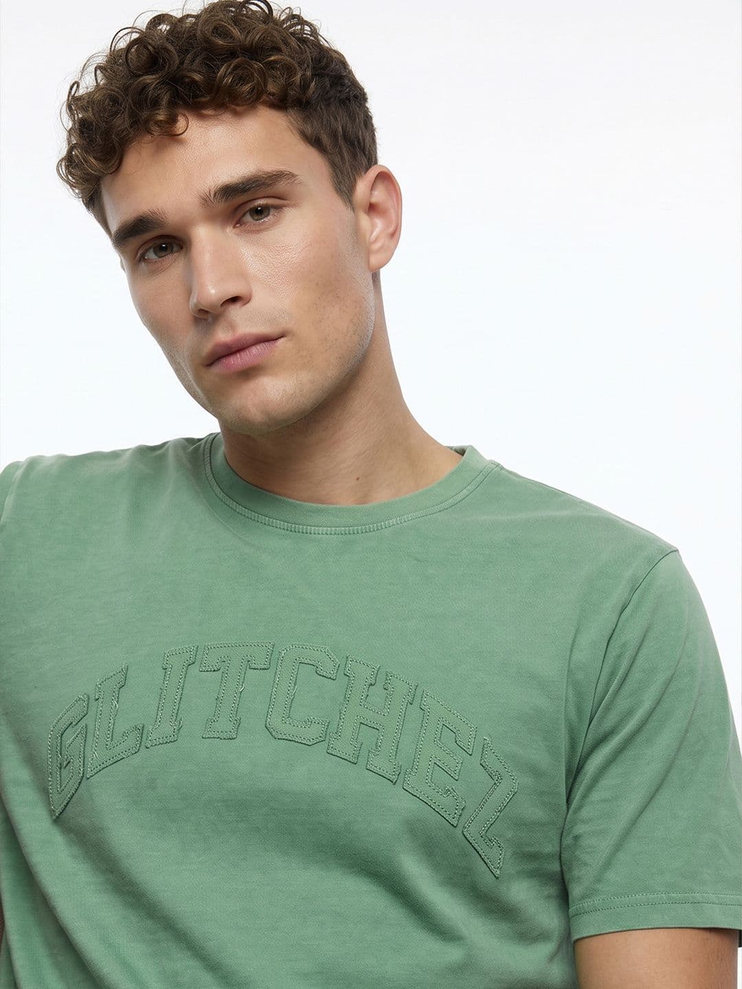 glitchez Overdyed Pure Cotton Oversized Fit T-shirt - view 1