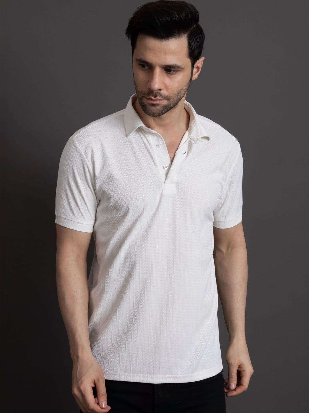 HERE&NOW Men Polo Collar T-shirt - view 1