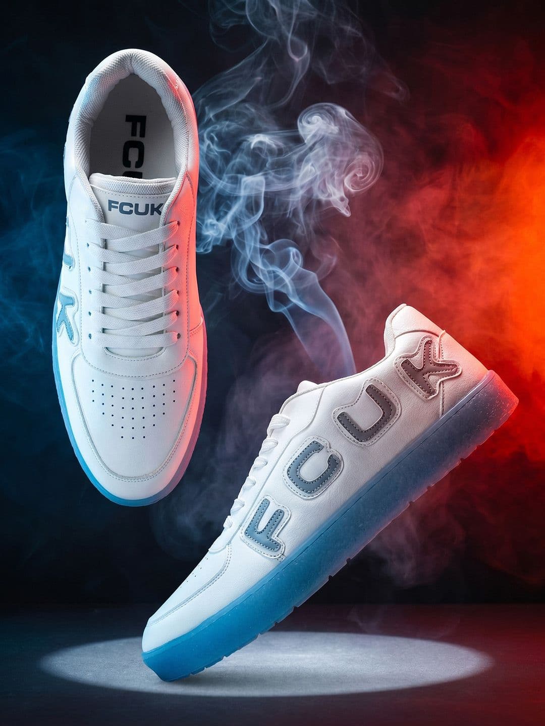 FCUK Men Perforated Everyday Sneakers - view 1