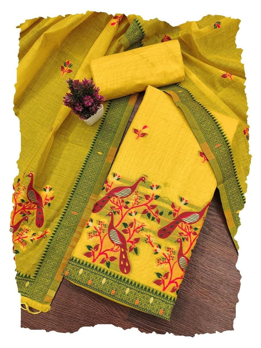 Kili Fashion Unstitched Dress Material - view 1