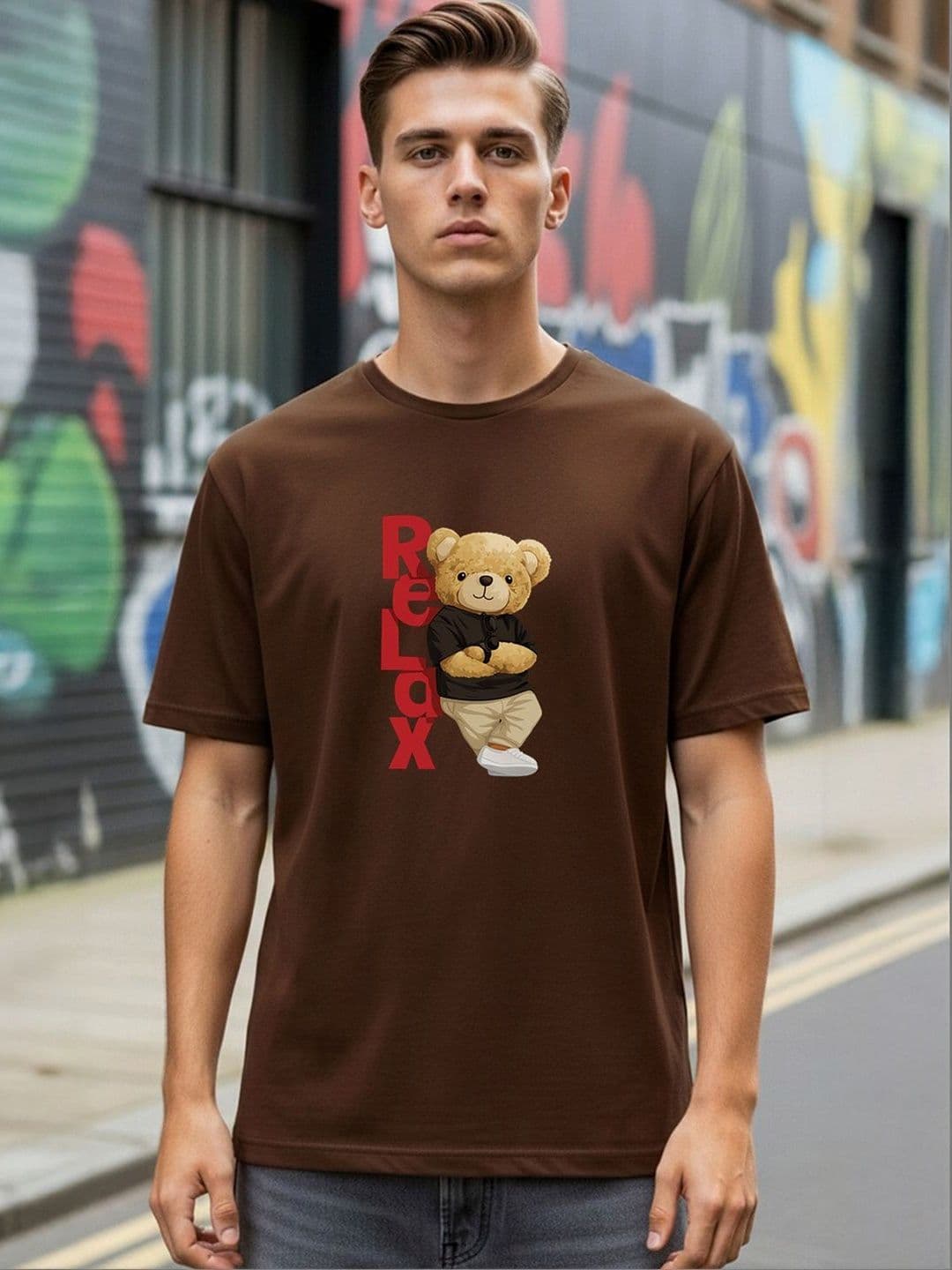 LazyGreg Men Printed T-shirt - view 1
