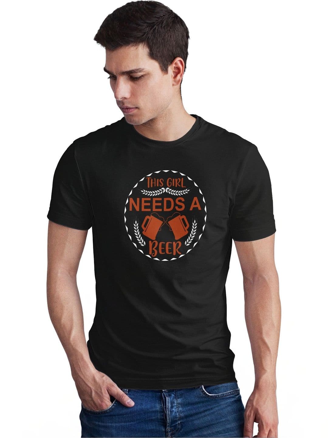 Seekbuylove Men Typography Printed Bio Finish T-shirt - view 1