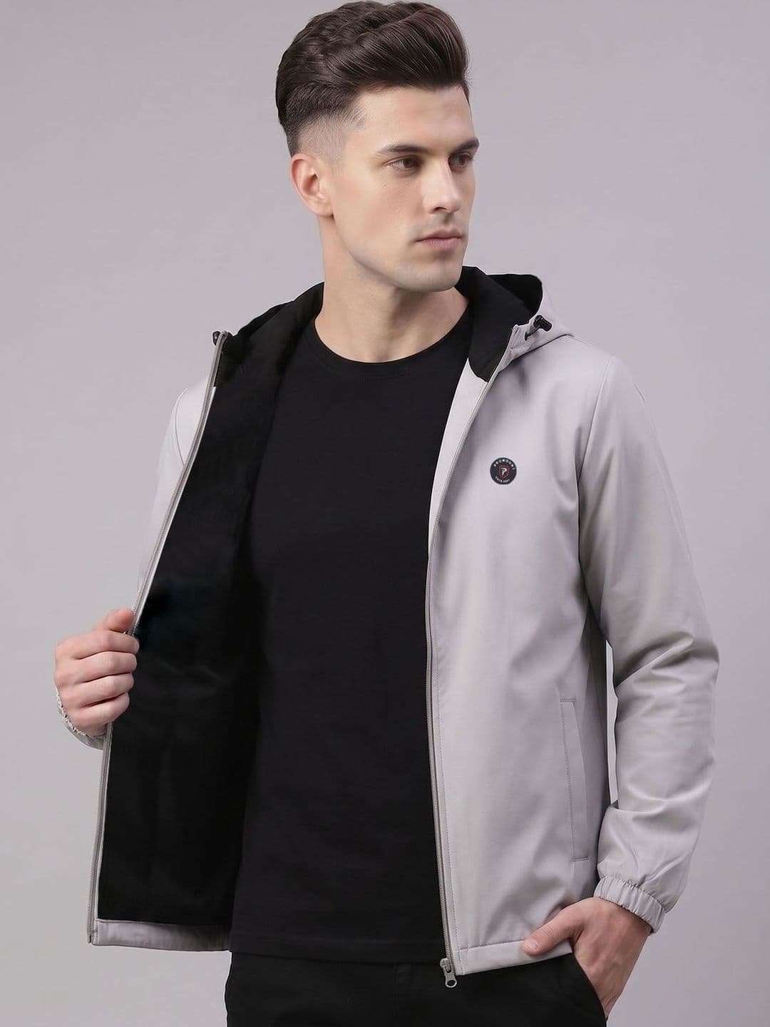 MOUNTAIN COLOURS Men Lightweight Training or Gym Woven Jacket - view 1