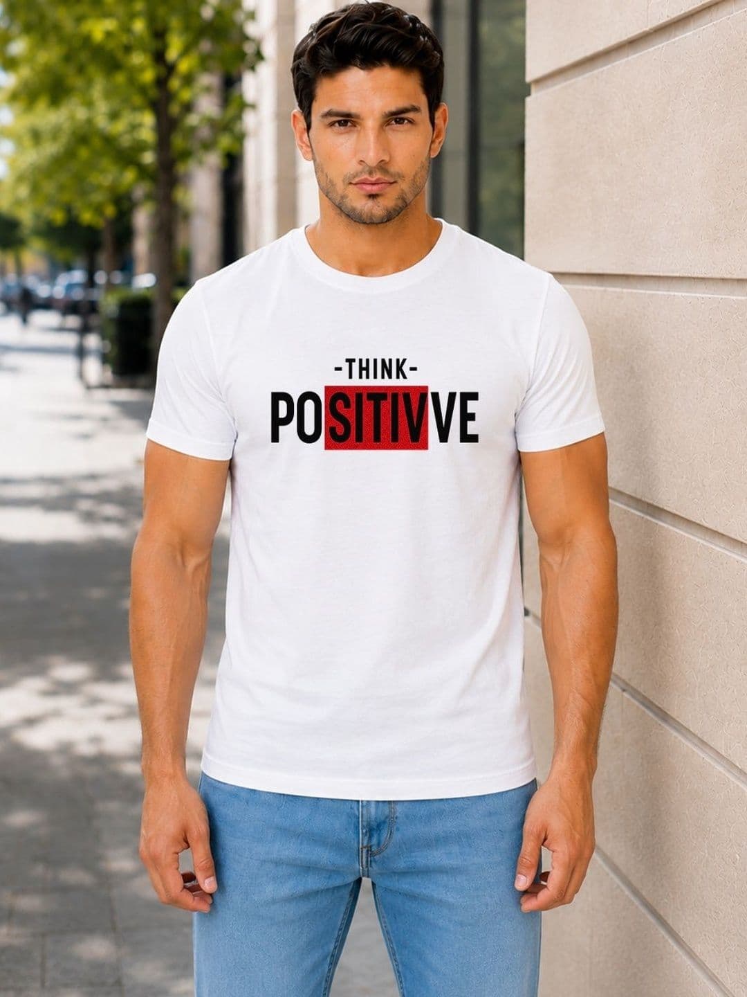 BARRIOS Men Typography Printed T-shirt - view 1
