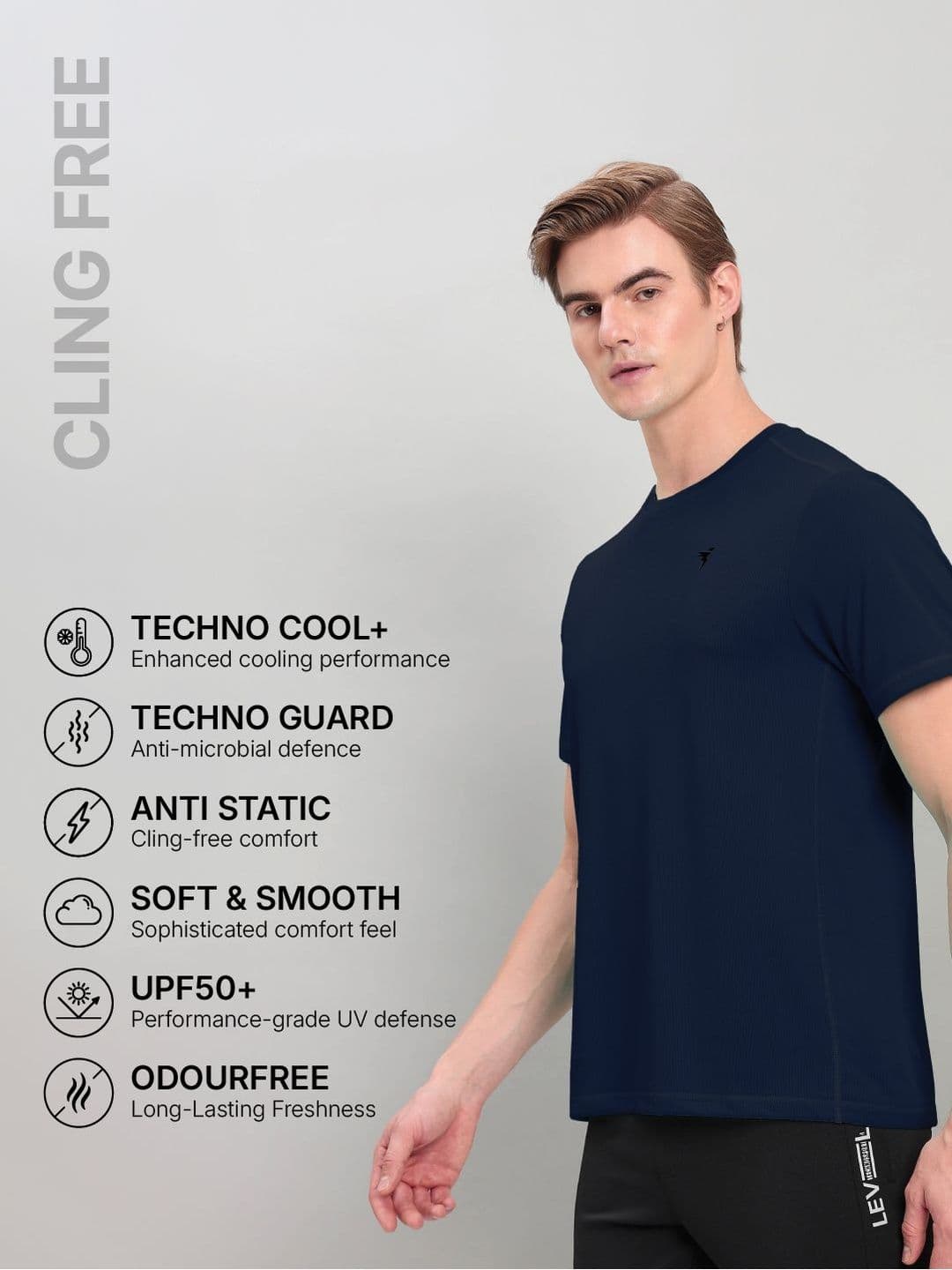 Technosport Men Slim Fit T-shirt - view 1