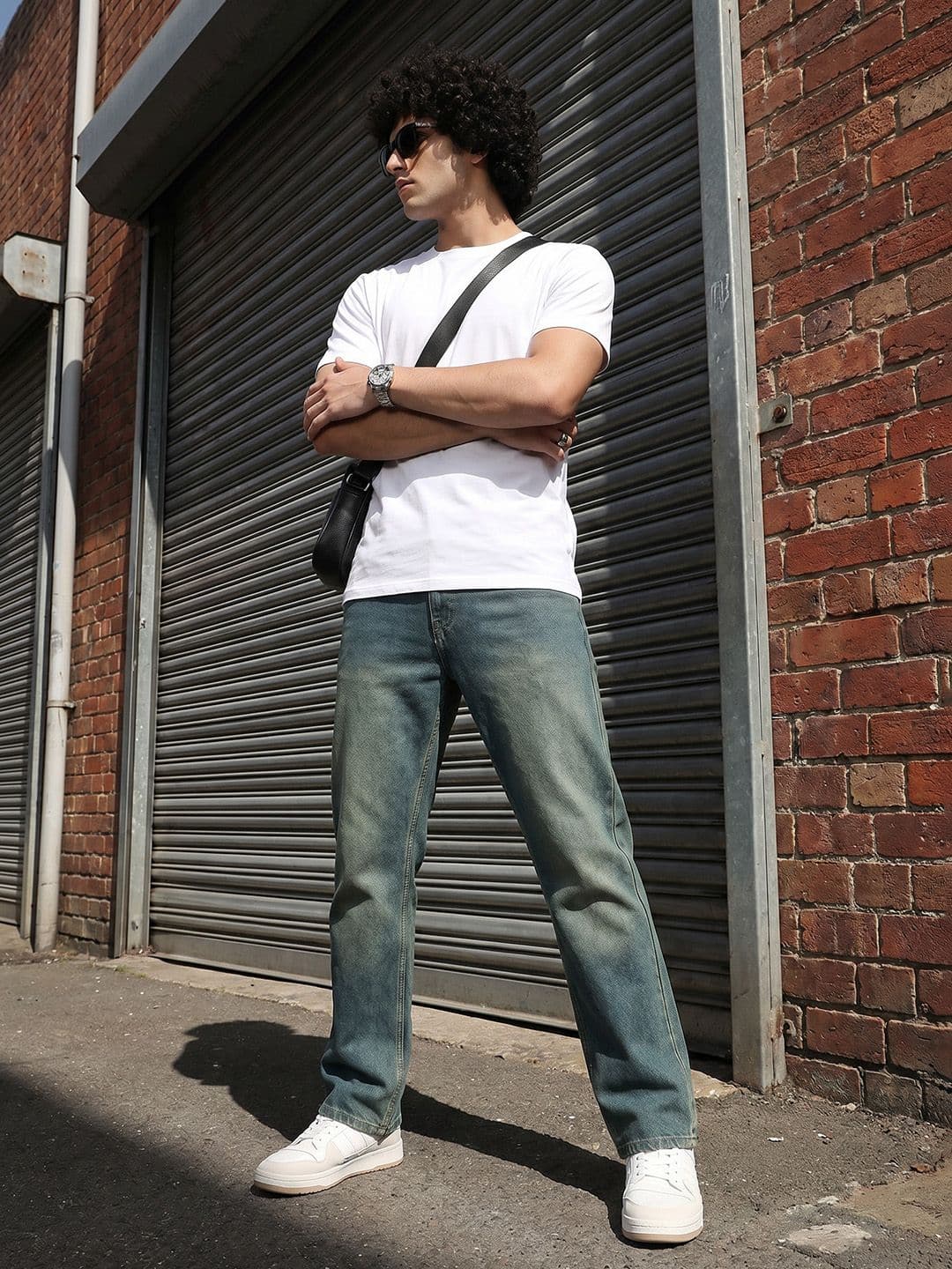 The Roadster Life Co. Men Medium Shade Stretchable Jeans - view 1