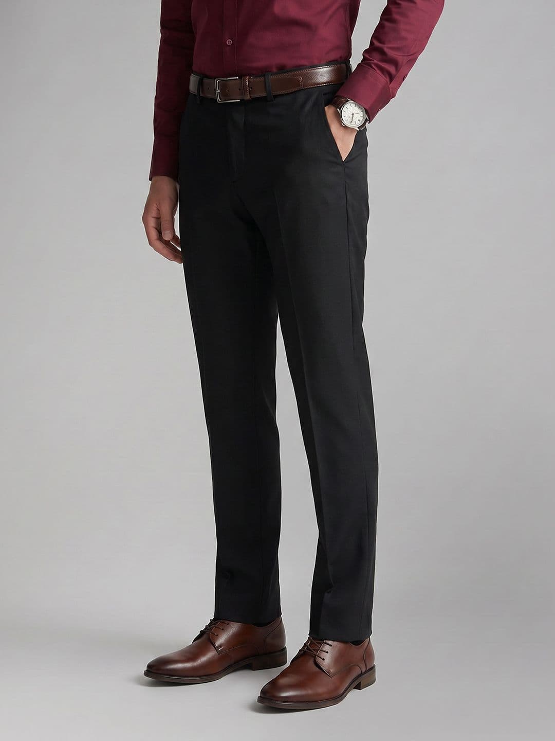 Allen Solly Men Slim Fit Formal Trousers - view 1