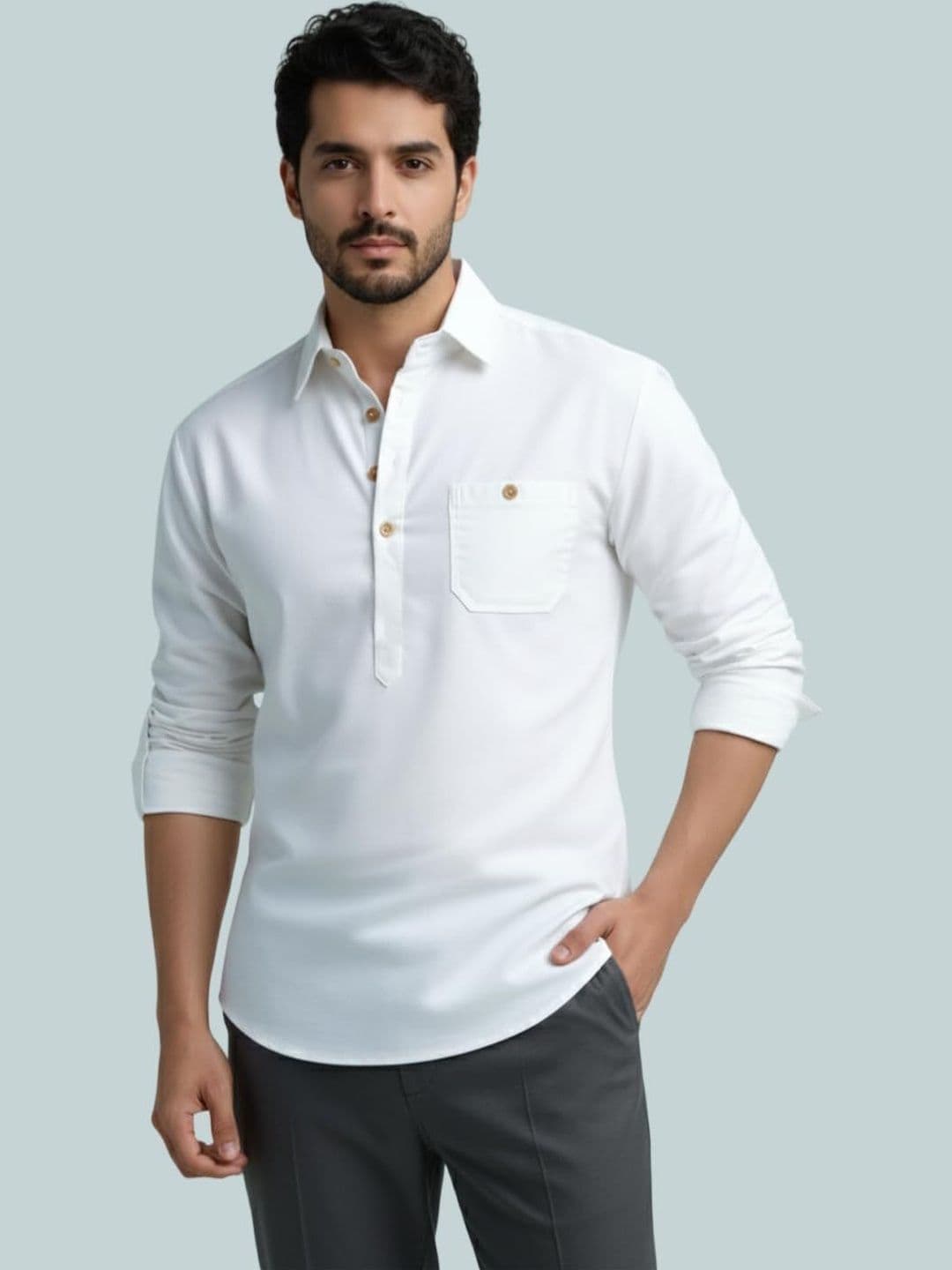 RAY LIGHT Men Kurta - view 1