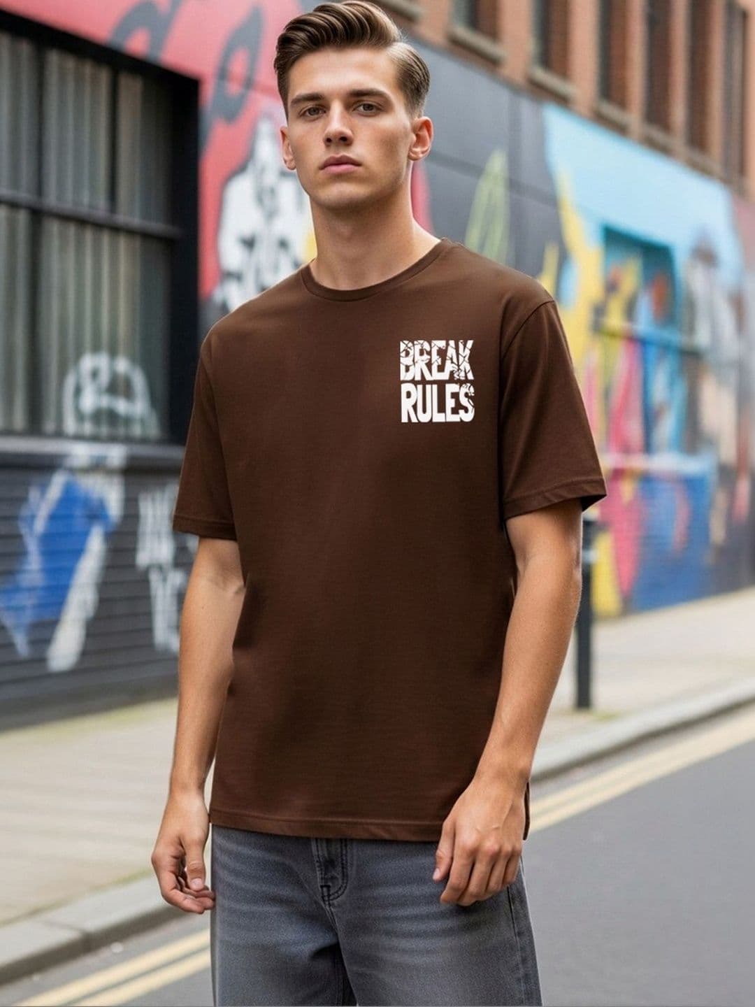 LazyGreg Men Printed T-shirt - view 1