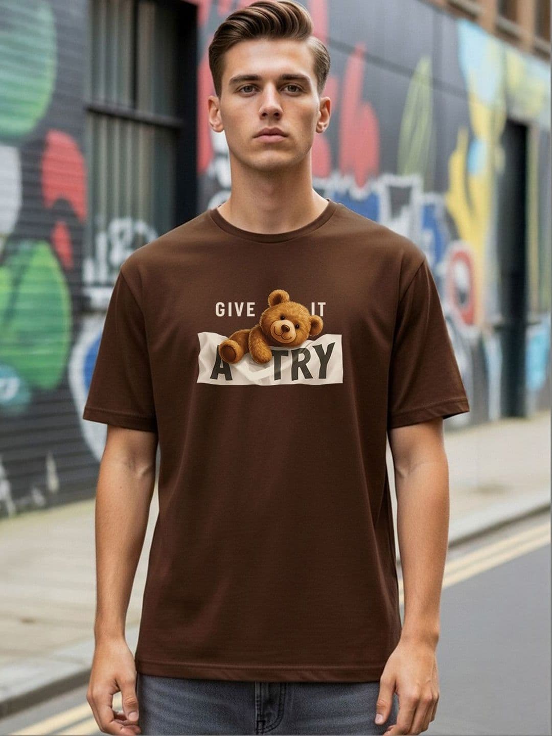 LazyGreg Men Printed T-shirt - view 1