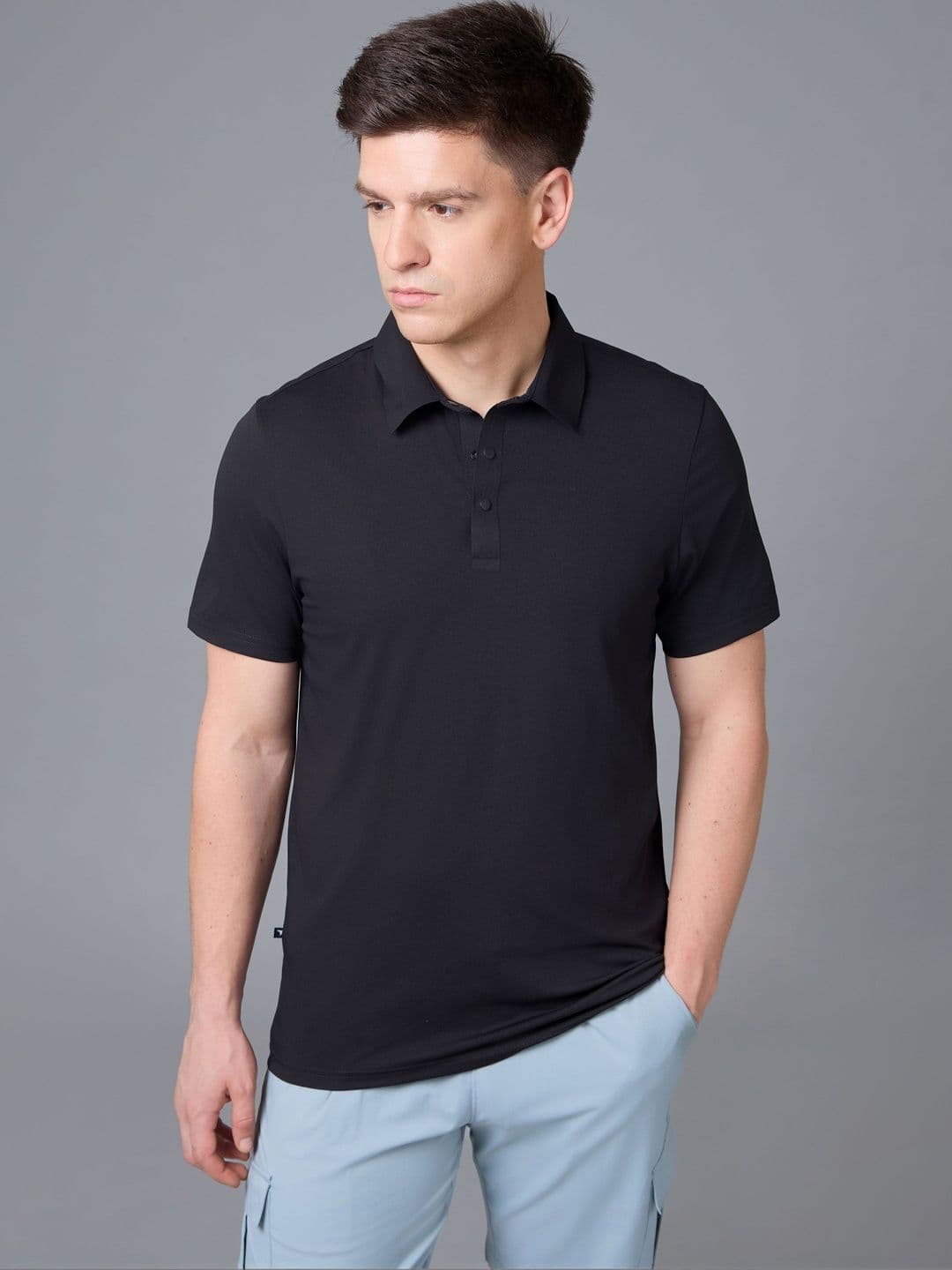 Technosport Men Polo Collar Slim Fit T-shirt - view 1