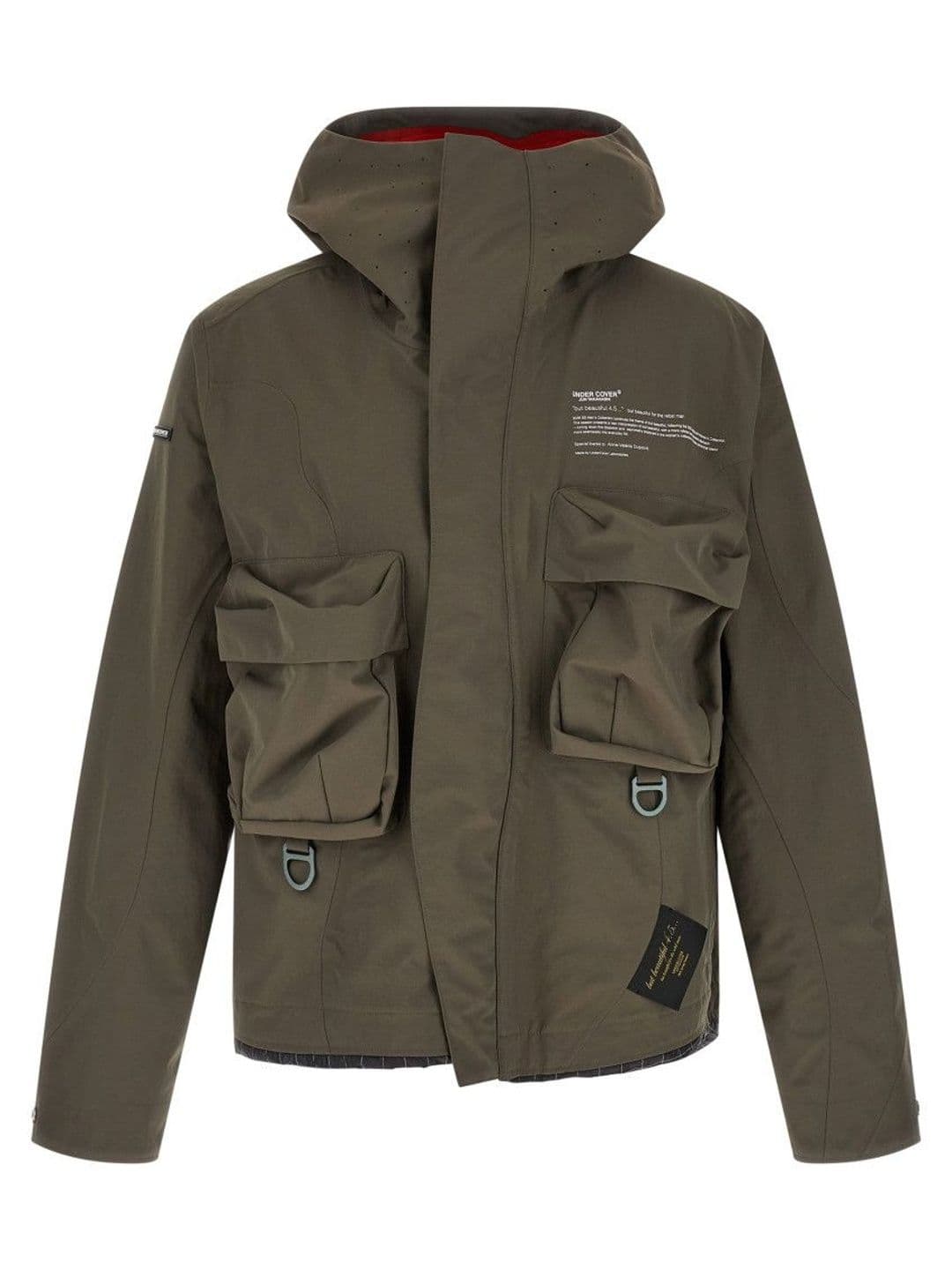 Undercover Grey Hood Jacket - view 1