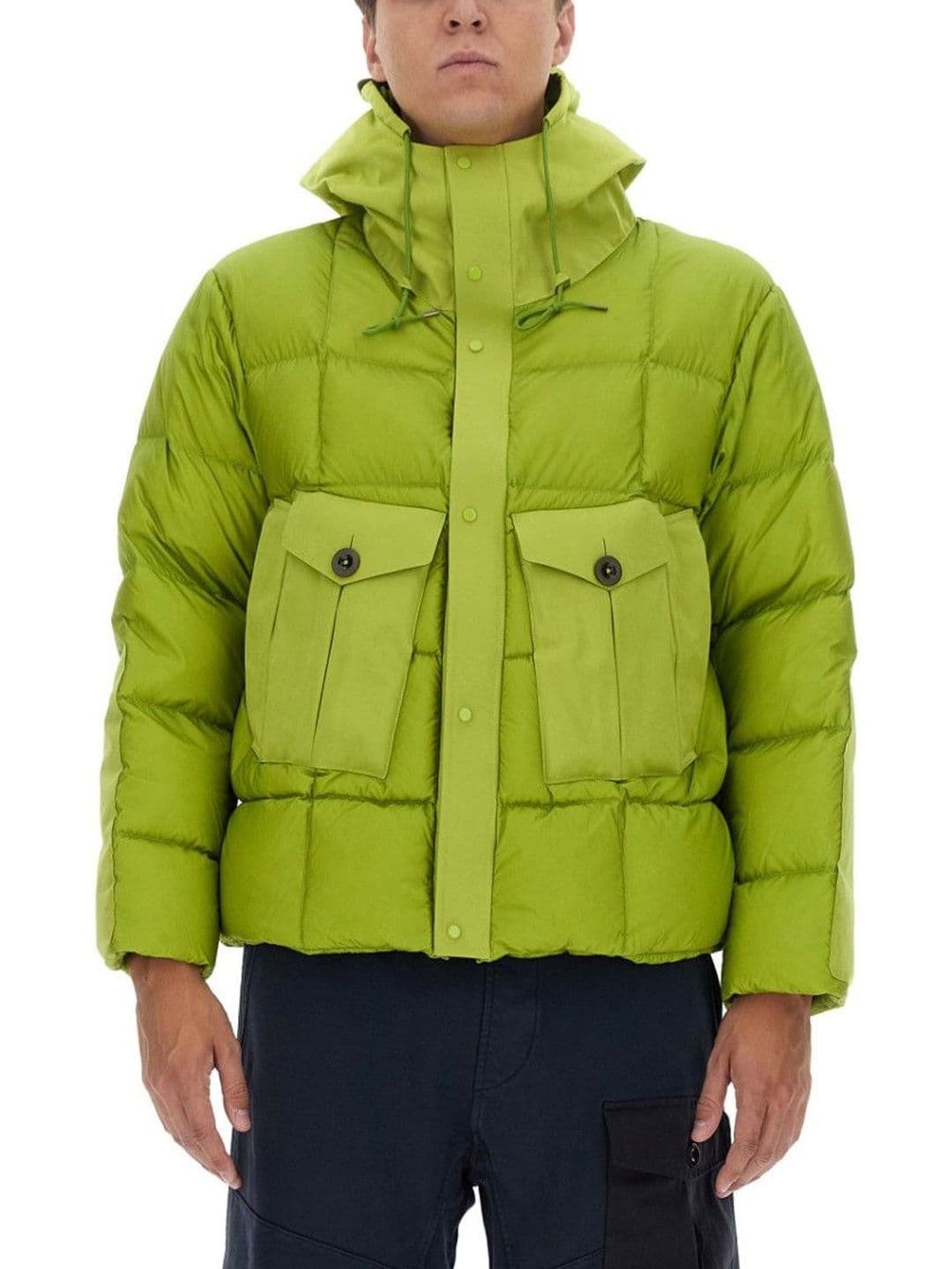 Ten C Green Quilted Hood Jacket - view 1