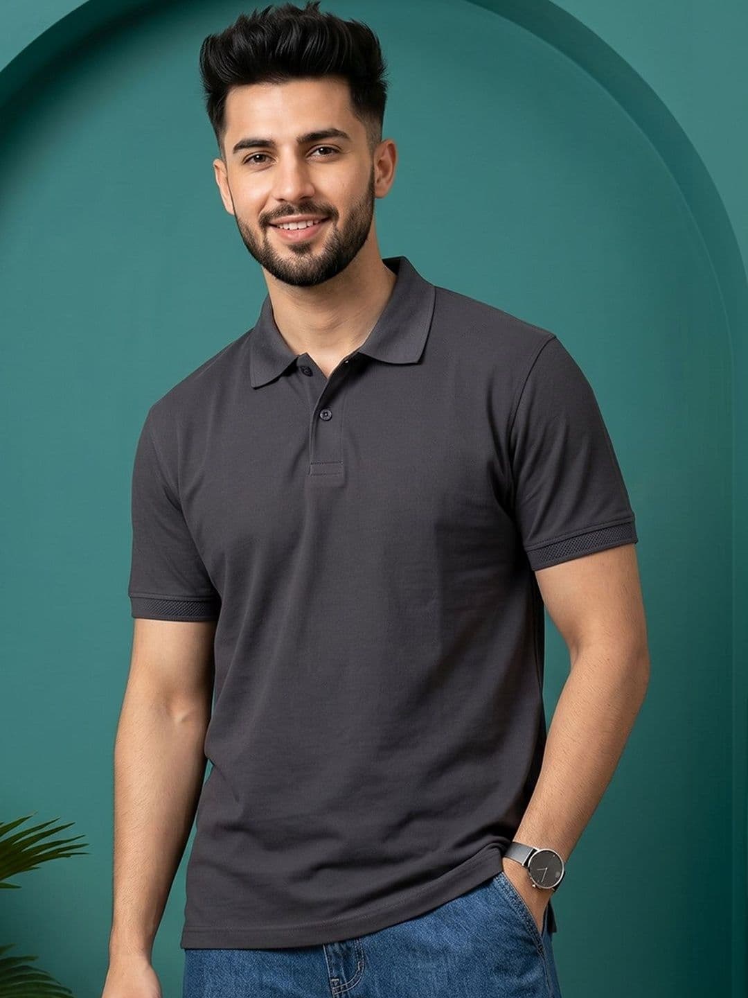Moda Rapido Men Polo Collar T-shirt - view 1