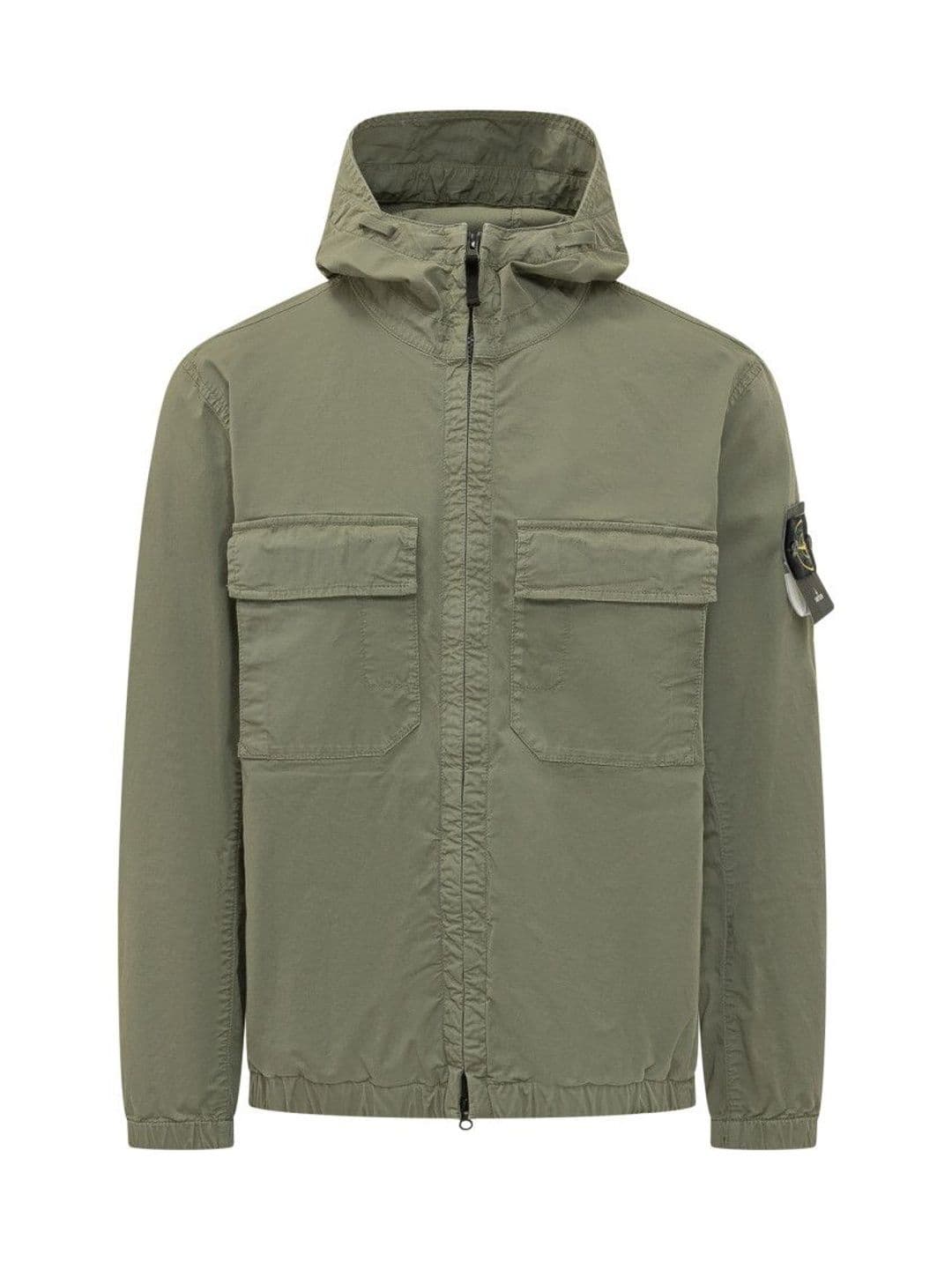 Stone Island Green Solid Hood Jacket - view 1