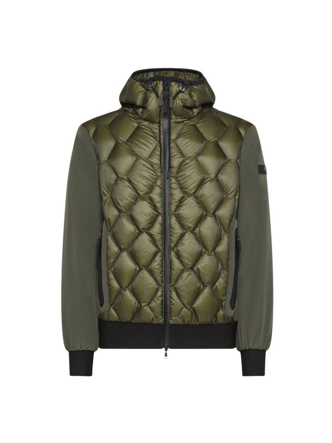 Peuterey Green Quilted Hood Jacket - view 1