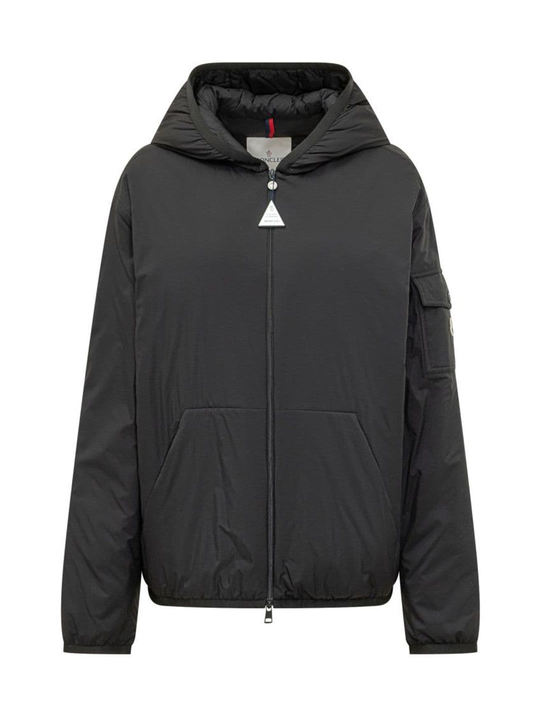 Moncler Black Solid Hood Jacket - view 1