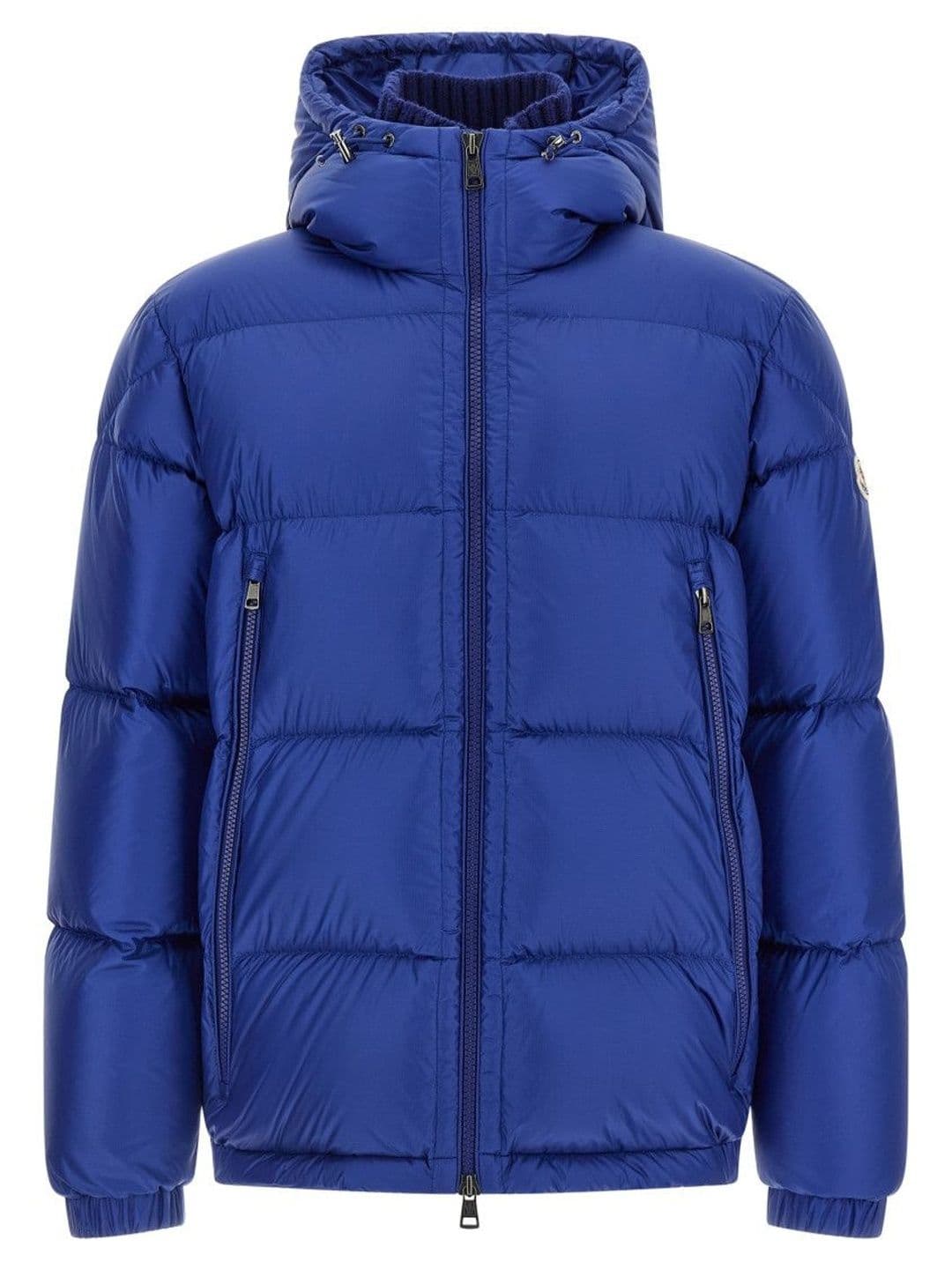 Moncler Blue Quilted Hood Jacket - view 1