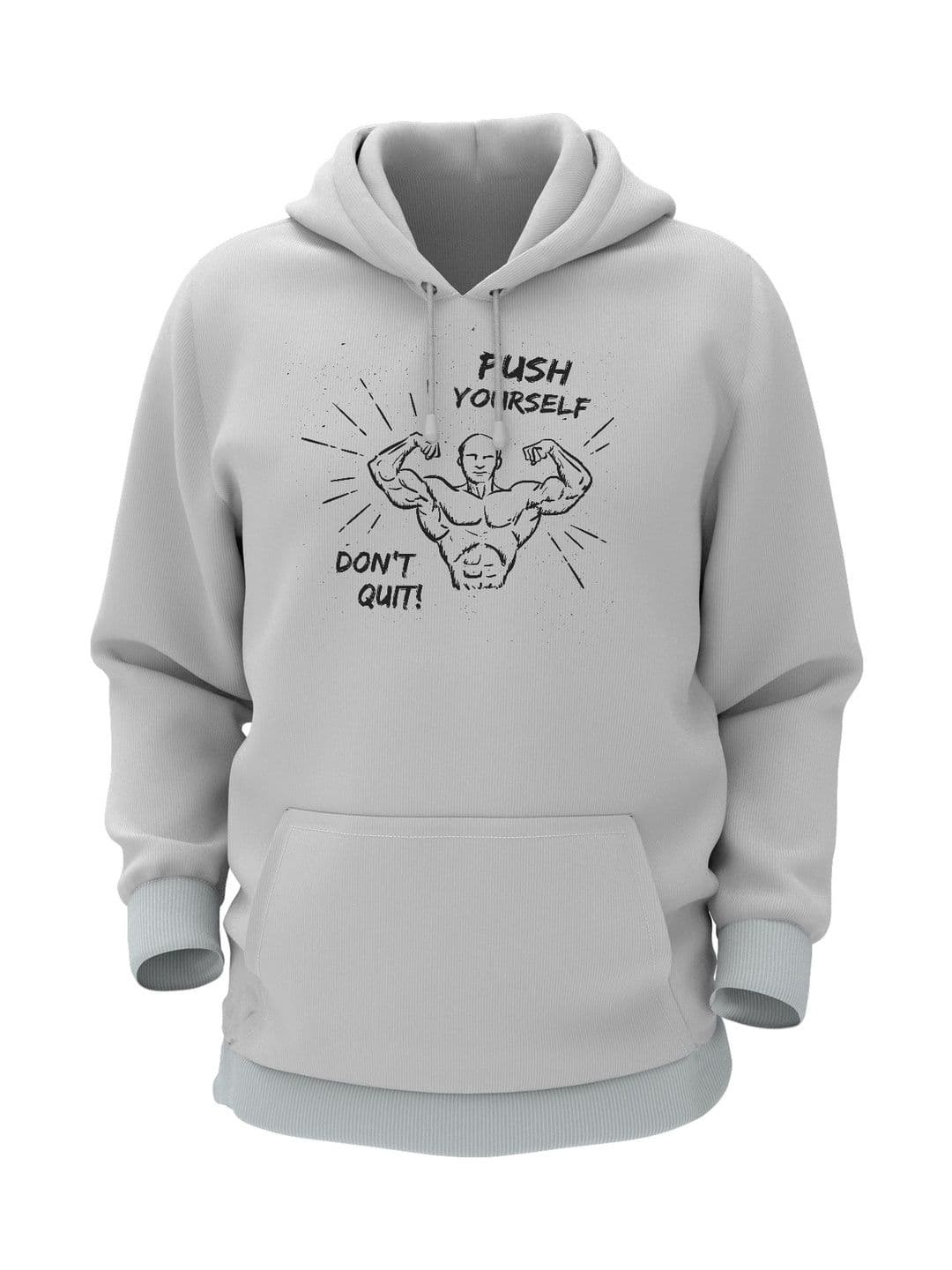 THE PRINT PLATTER Men Printed Hooded Sweatshirt - view 1