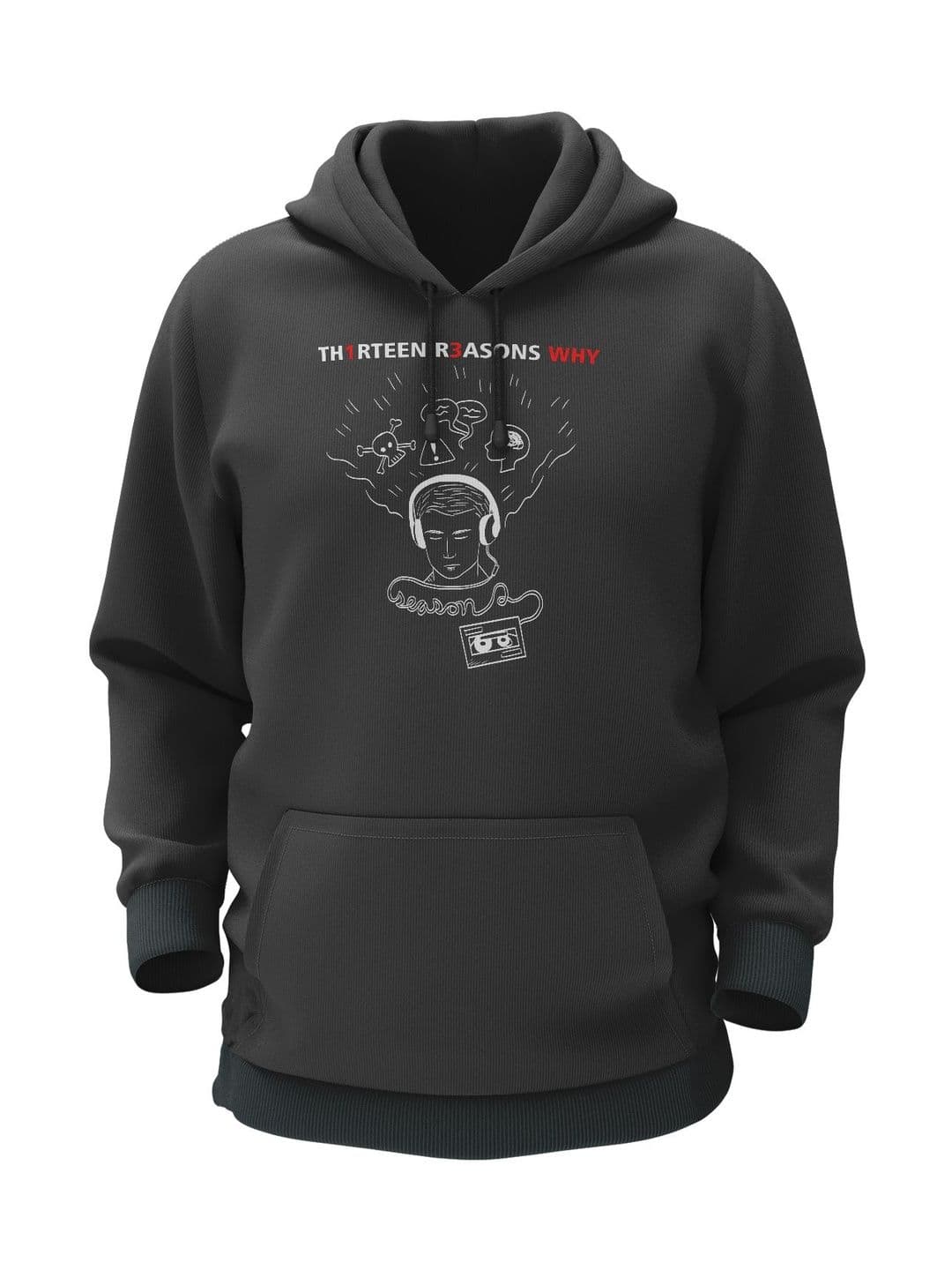 THE PRINT PLATTER Men Printed Hooded Sweatshirt - view 1
