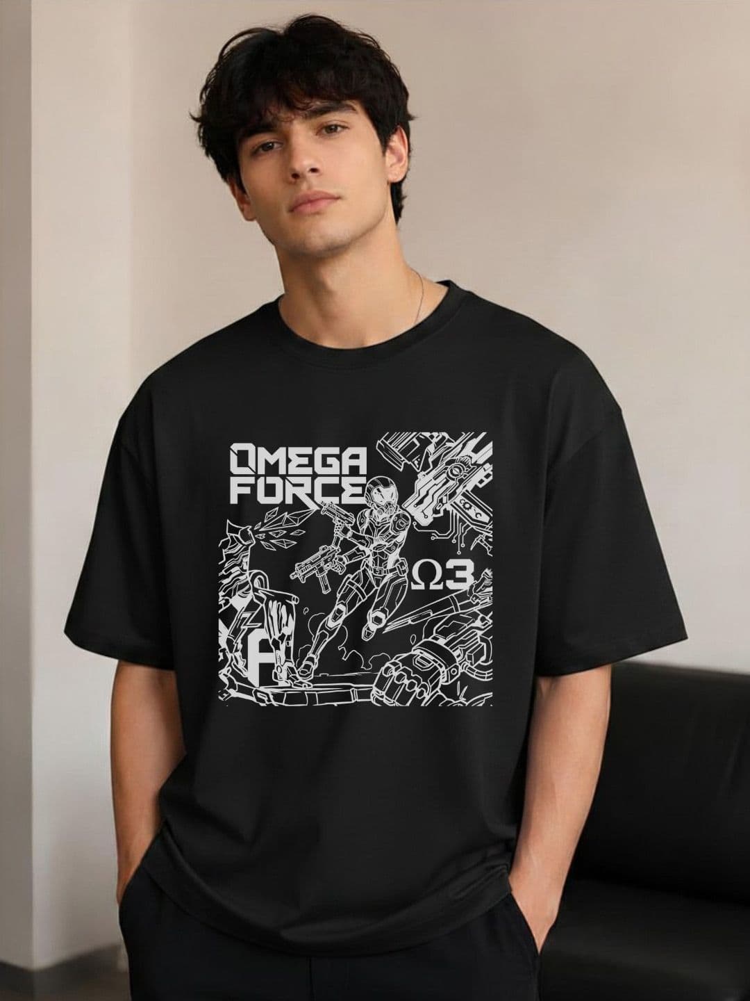 R.Code by The Roadster Life Co. Men Printed T-shirt - view 1
