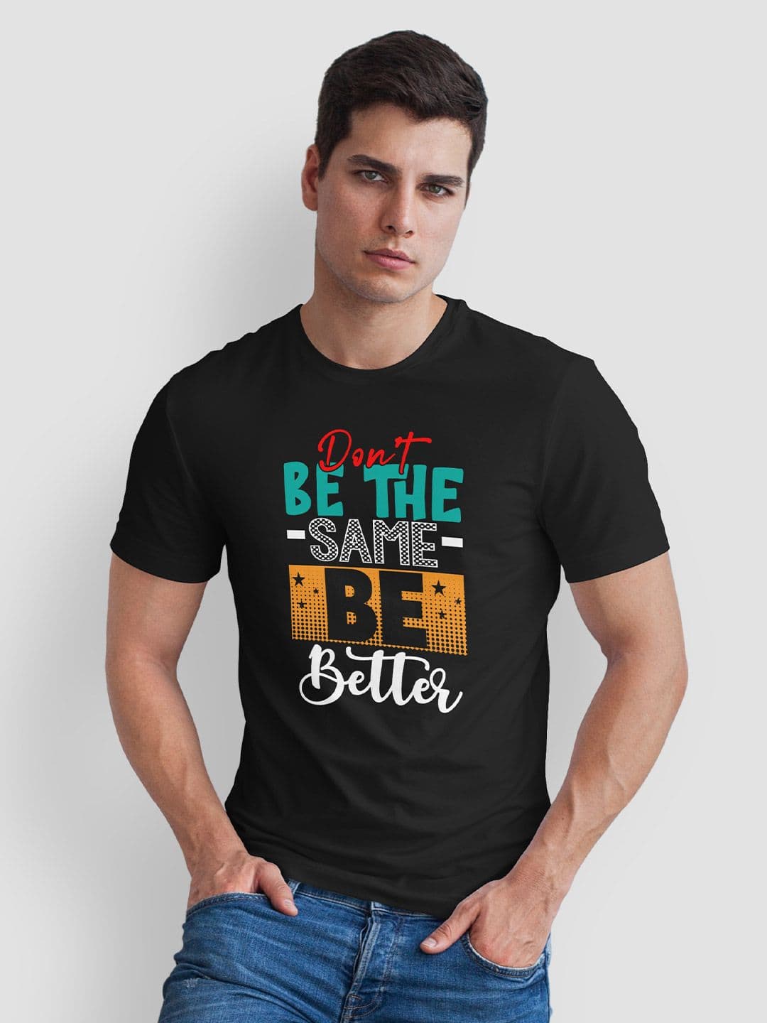 Seekbuylove Men Typography Printed Bio Finish T-shirt - view 1