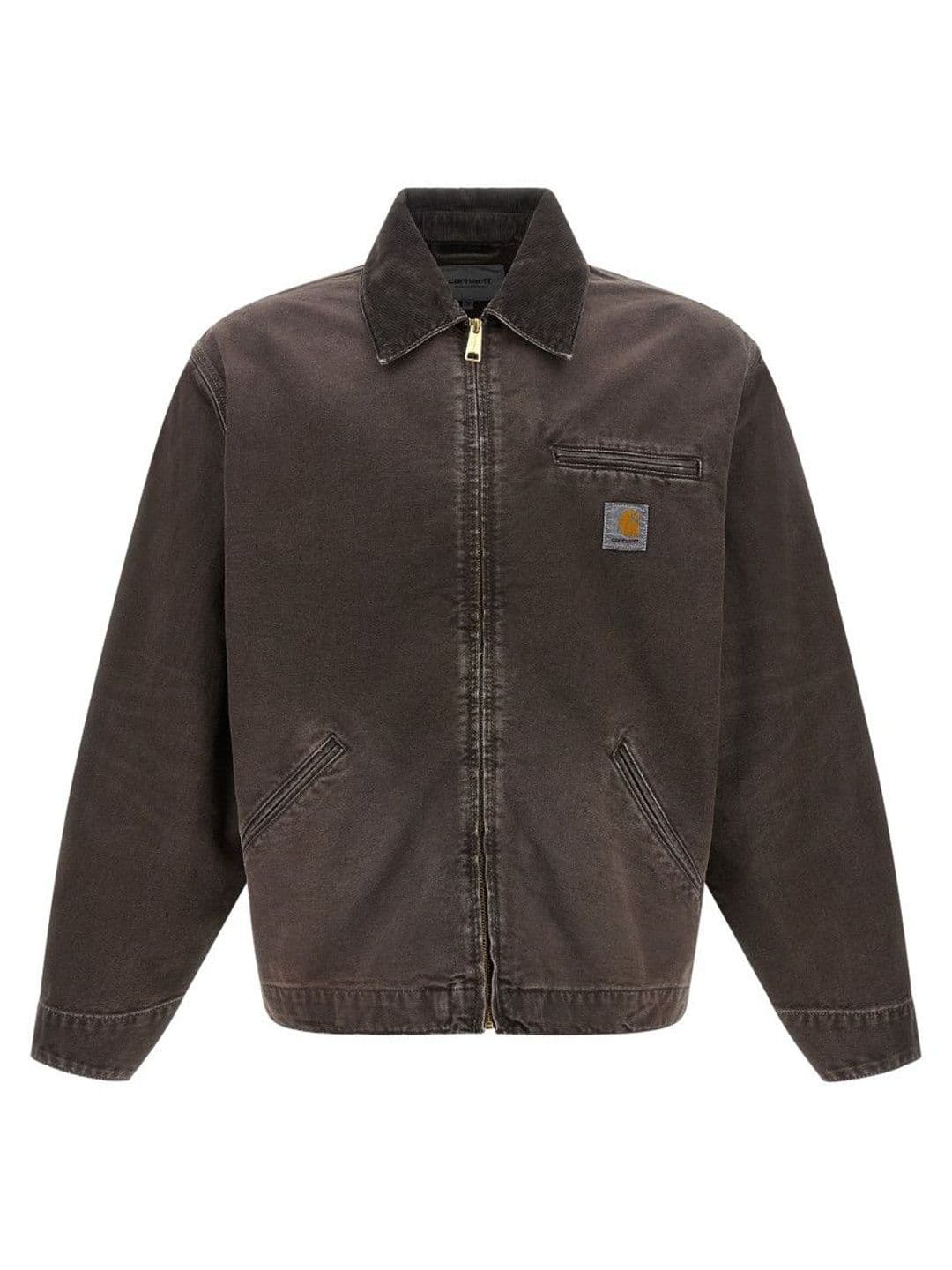 Carhartt WIP Brown Solid Shirt Collar Jacket - view 1