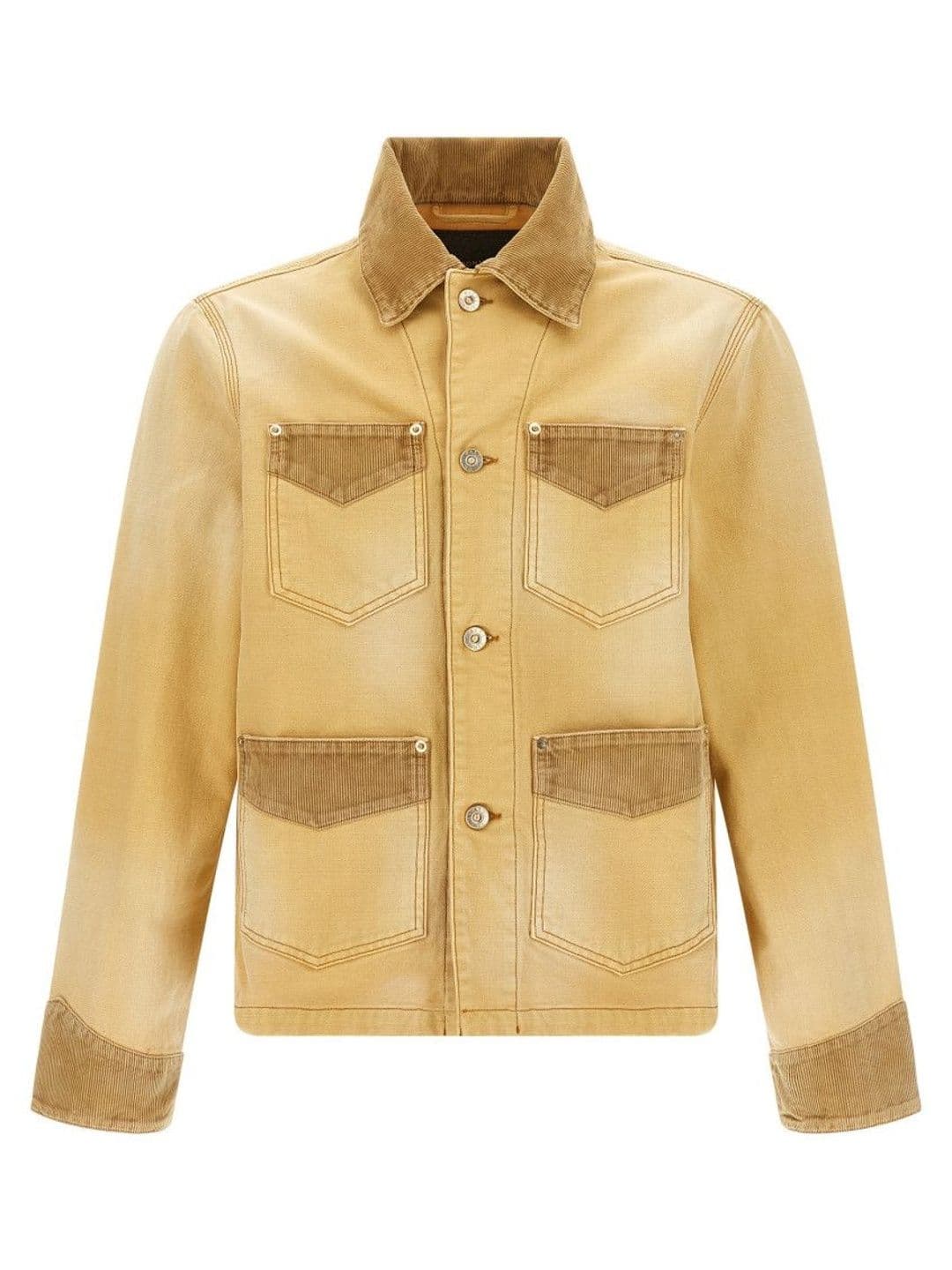 Wales Bonner Beige Shirt Collar Jacket - view 1